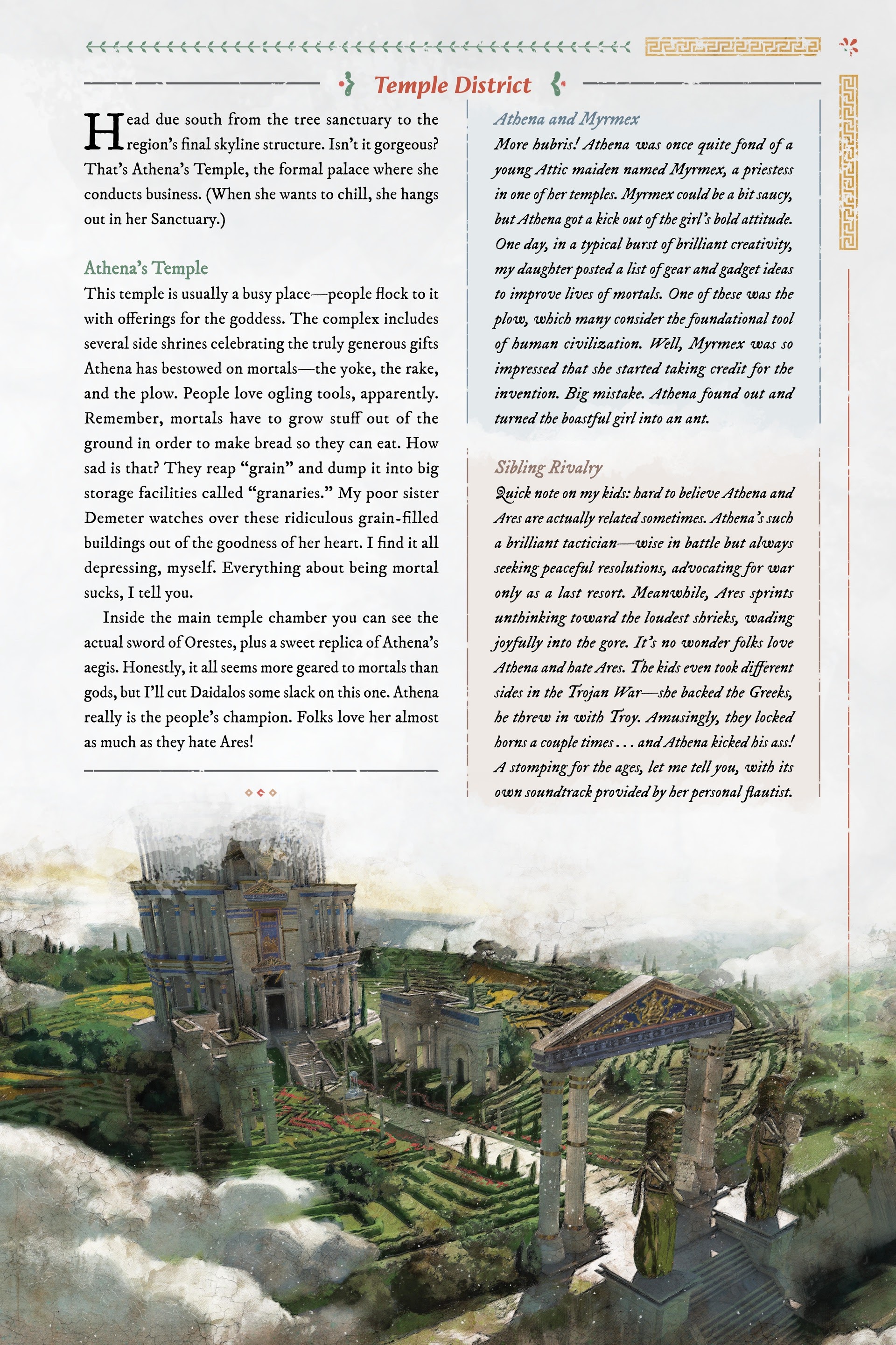 Read online Immortals Fenyx Rising: A Traveler's Guide to the Golden Isle comic -  Issue # TPB - 69