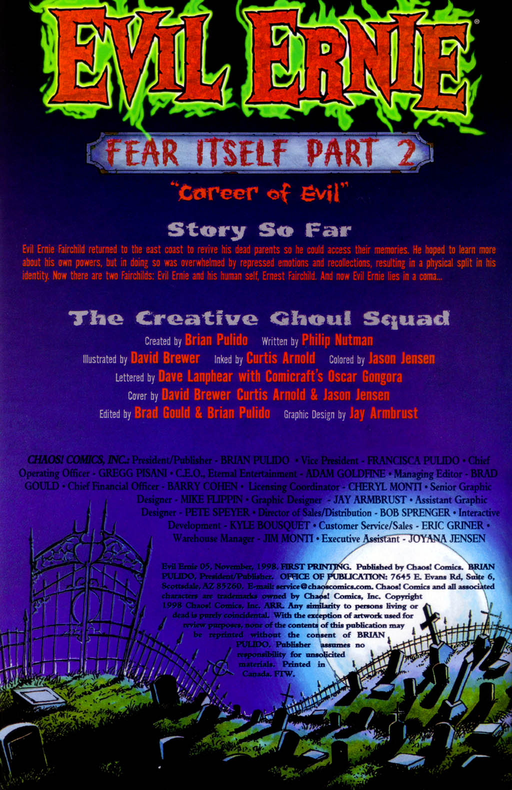 Read online Evil Ernie (1998) comic -  Issue #5 - 2