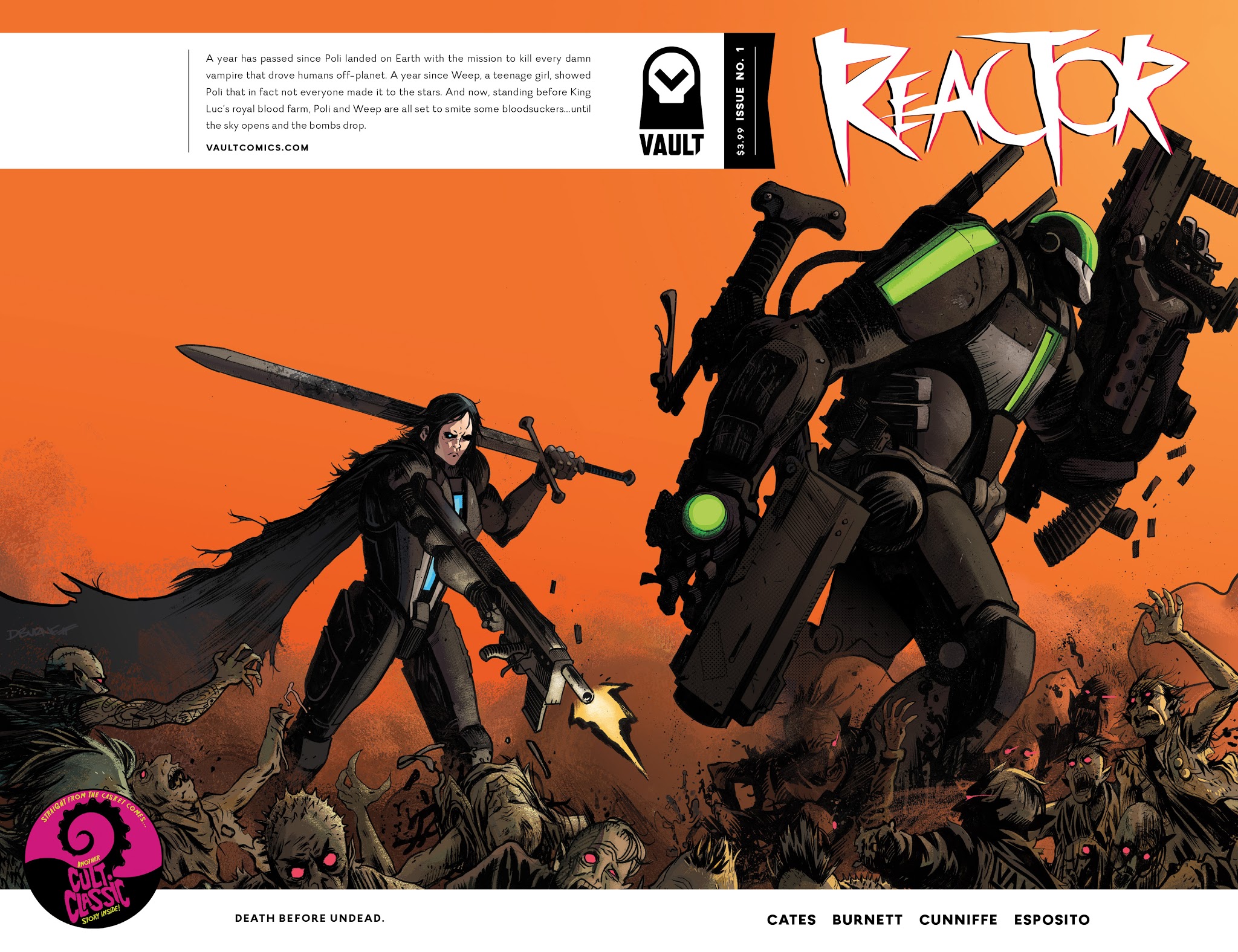 Read online Reactor comic -  Issue #1 - 1