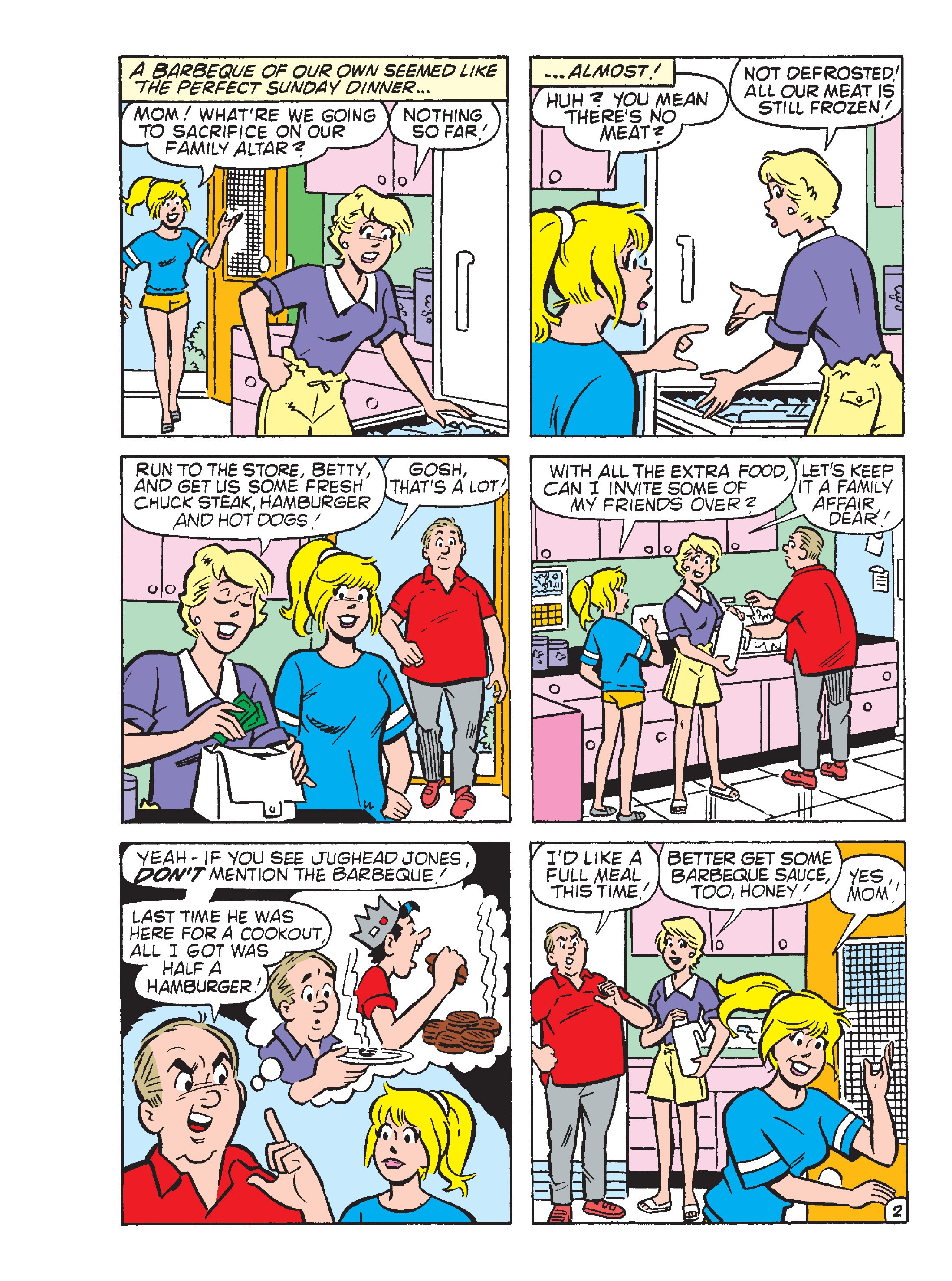 Read online Betty & Veronica Friends Double Digest comic -  Issue #250 - 218