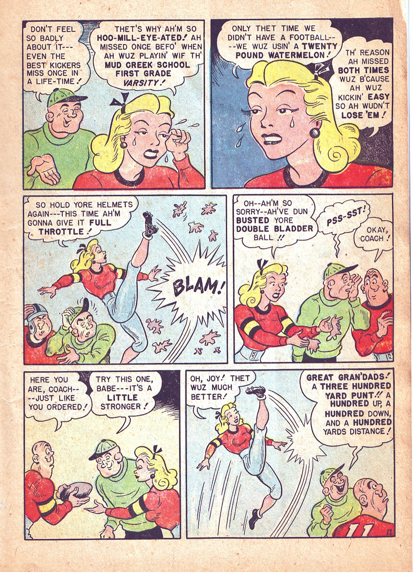 Read online Babe (1948) comic -  Issue #4 - 13