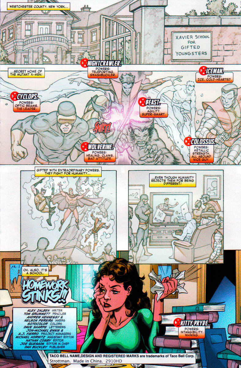 Read online Taco Bell/X-Men comic -  Issue # Full - 3
