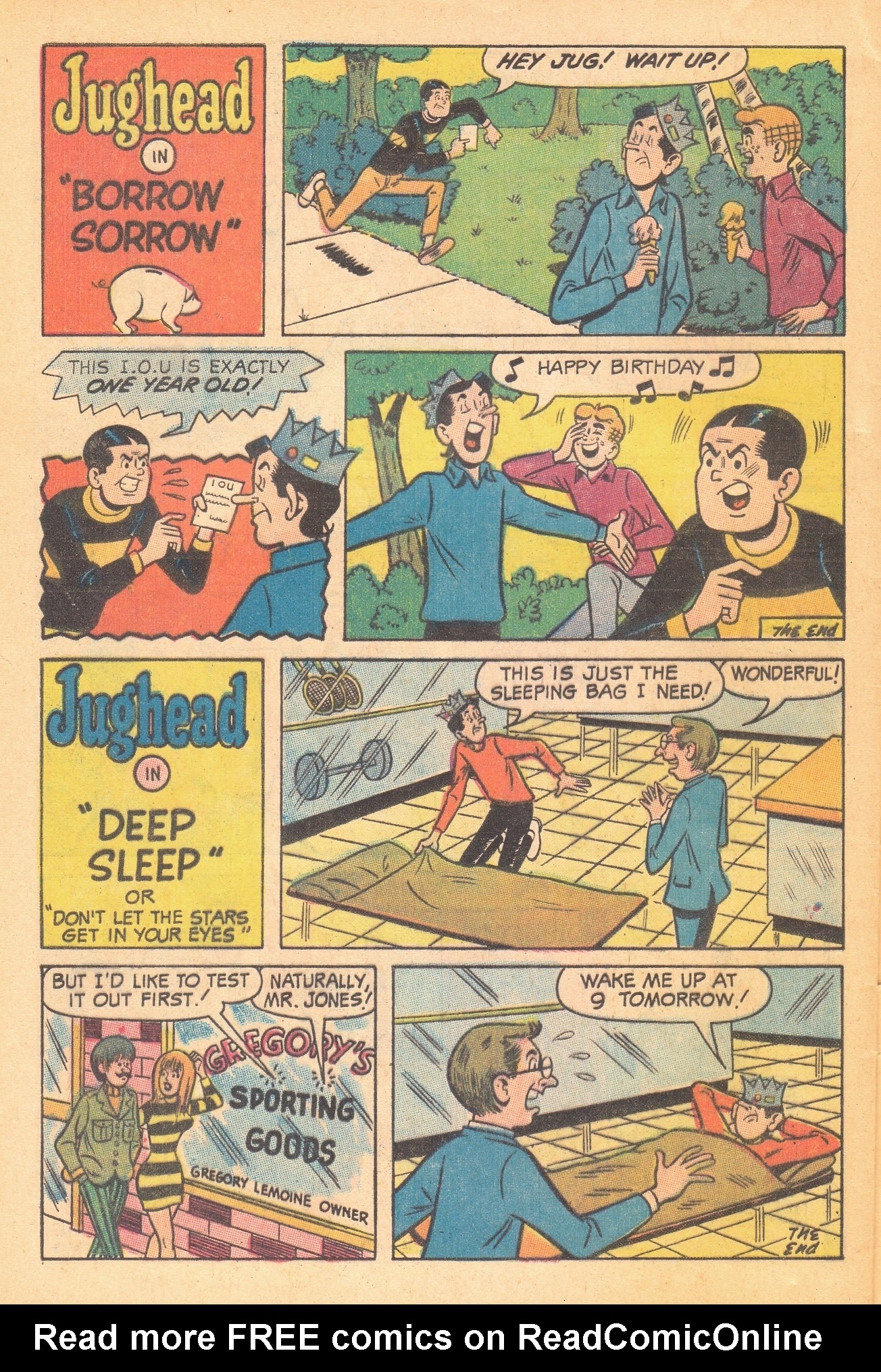 Read online Jughead's Jokes comic -  Issue #8 - 32