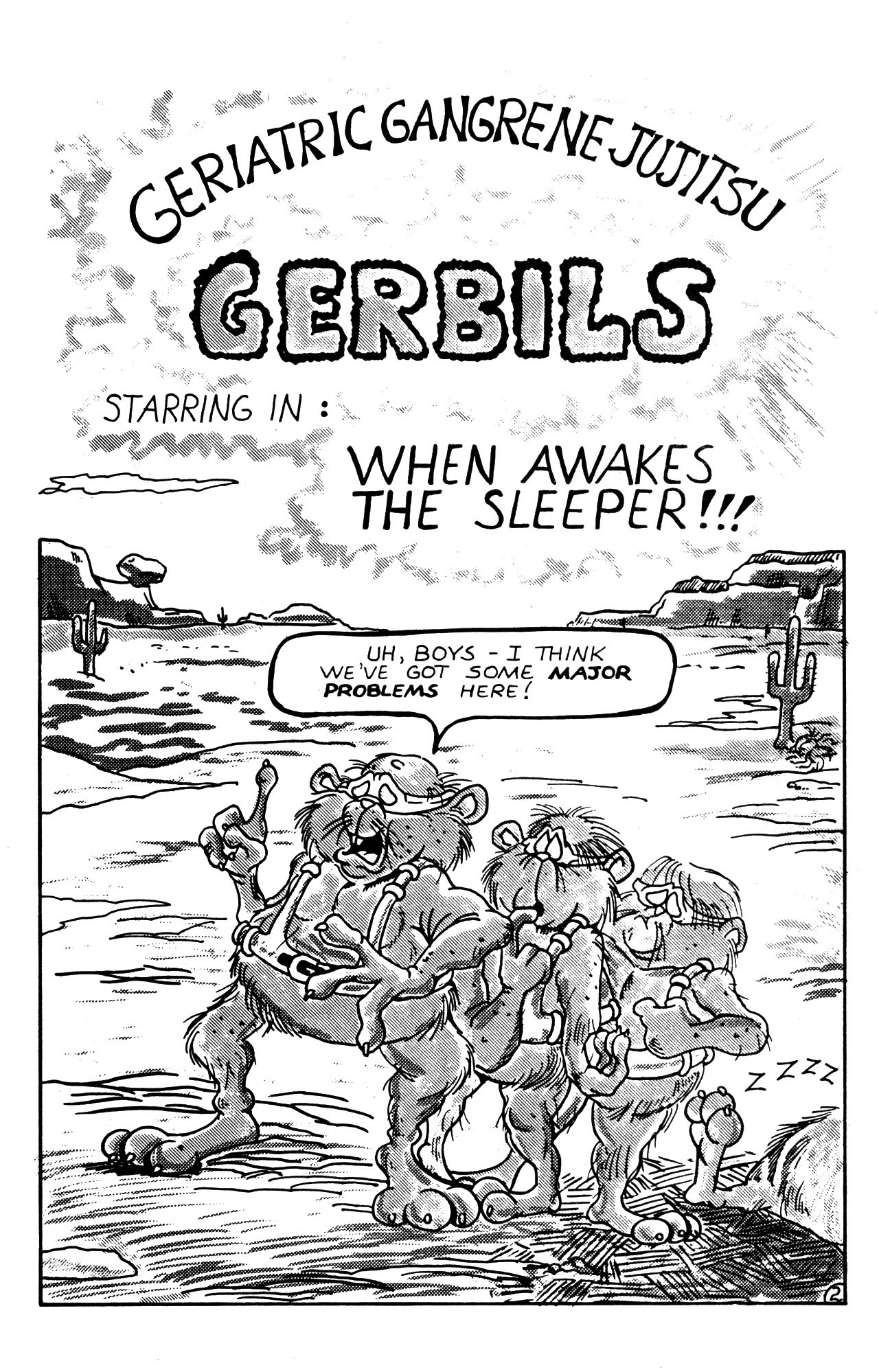 Read online Geriatric Gangrene Jujitsu Gerbils comic -  Issue #2 - 5