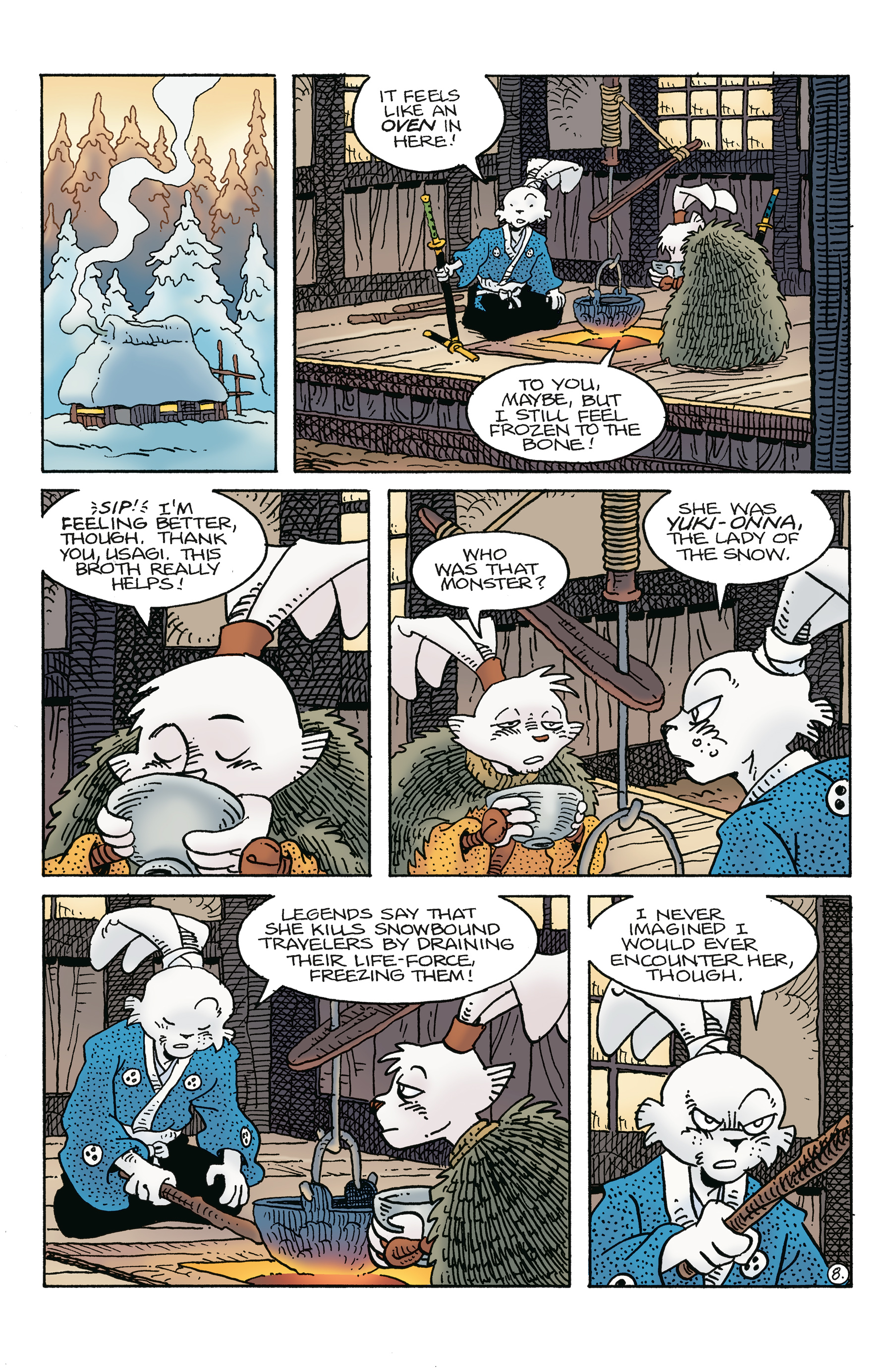Read online Usagi Yojimbo: Ice and Snow comic -  Issue #3 - 10