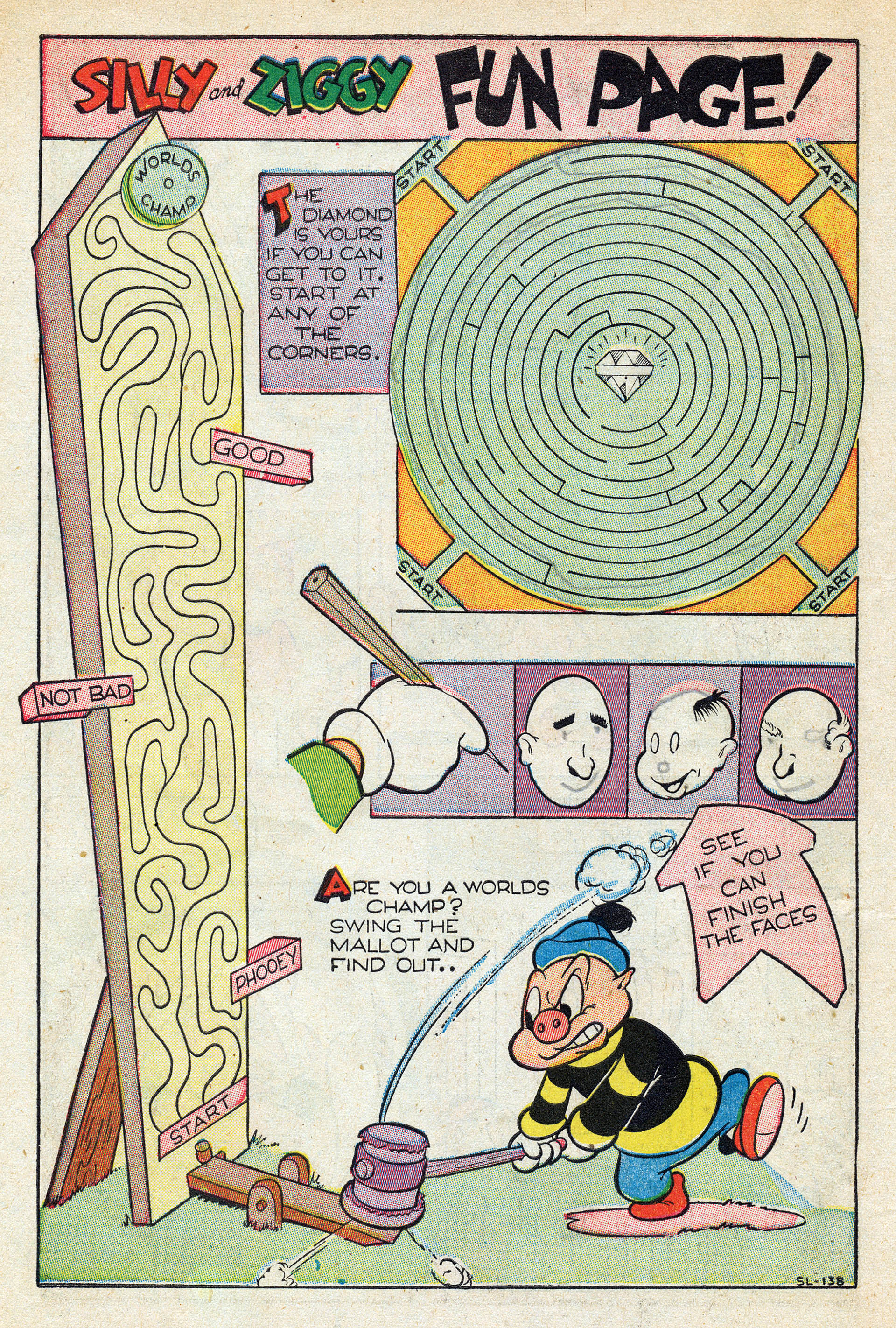 Read online Ziggy Pig-Silly Seal Comics (1944) comic -  Issue #5 - 10