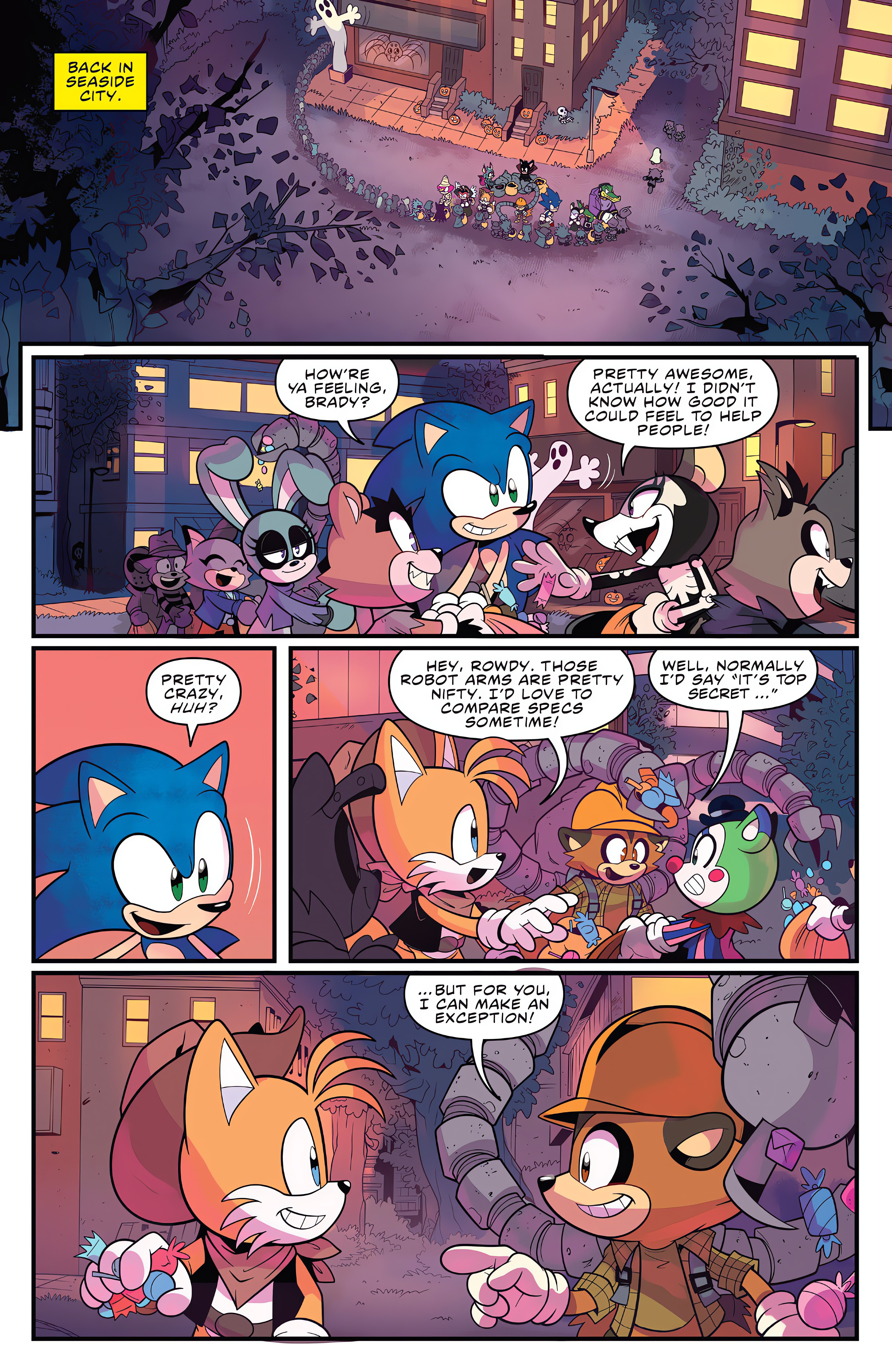 Read online Sonic the Hedgehog (2018) comic -  Issue # _Halloween Special - 25