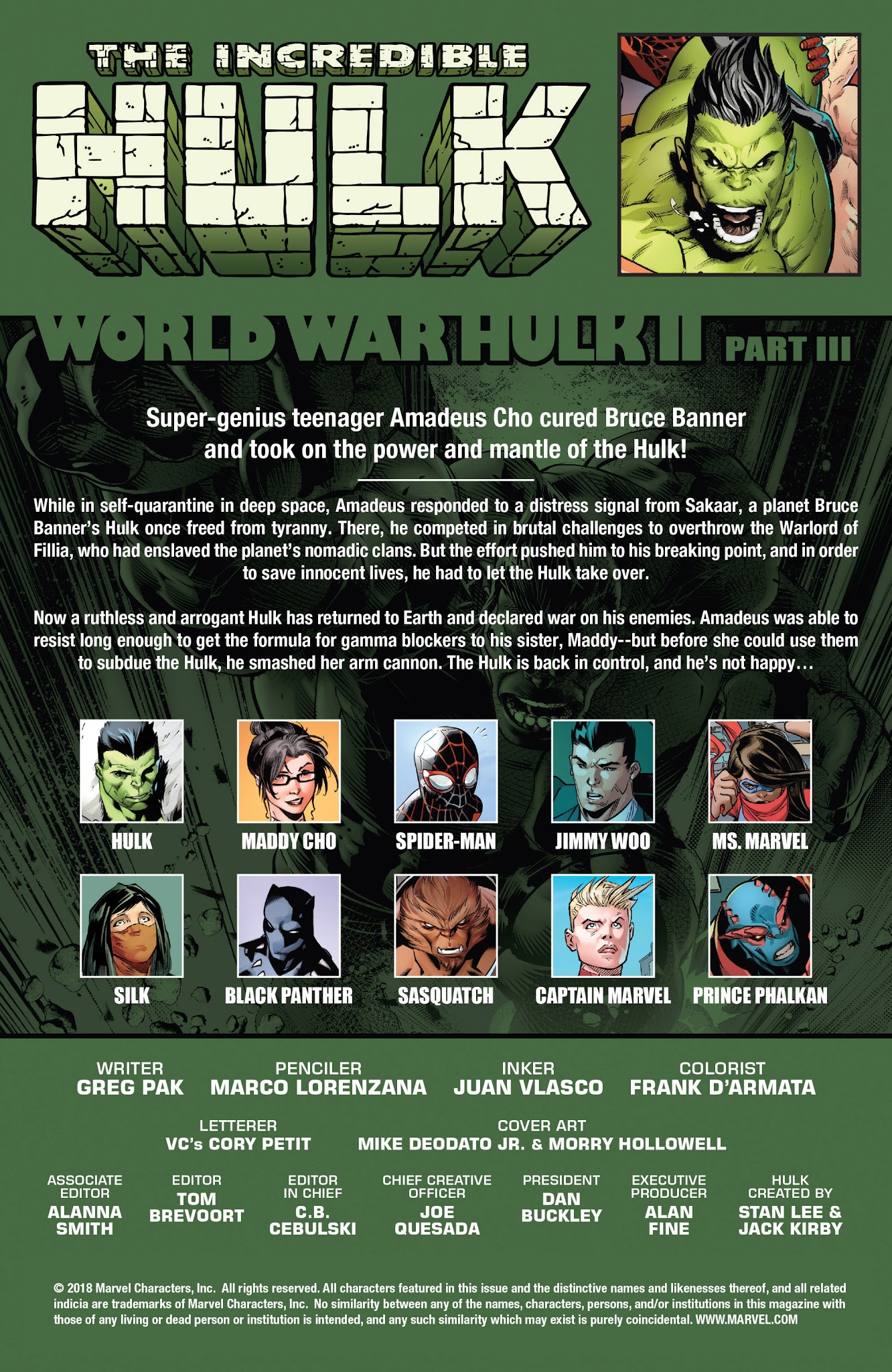 Read online Incredible Hulk (2017) comic -  Issue #716 - 2