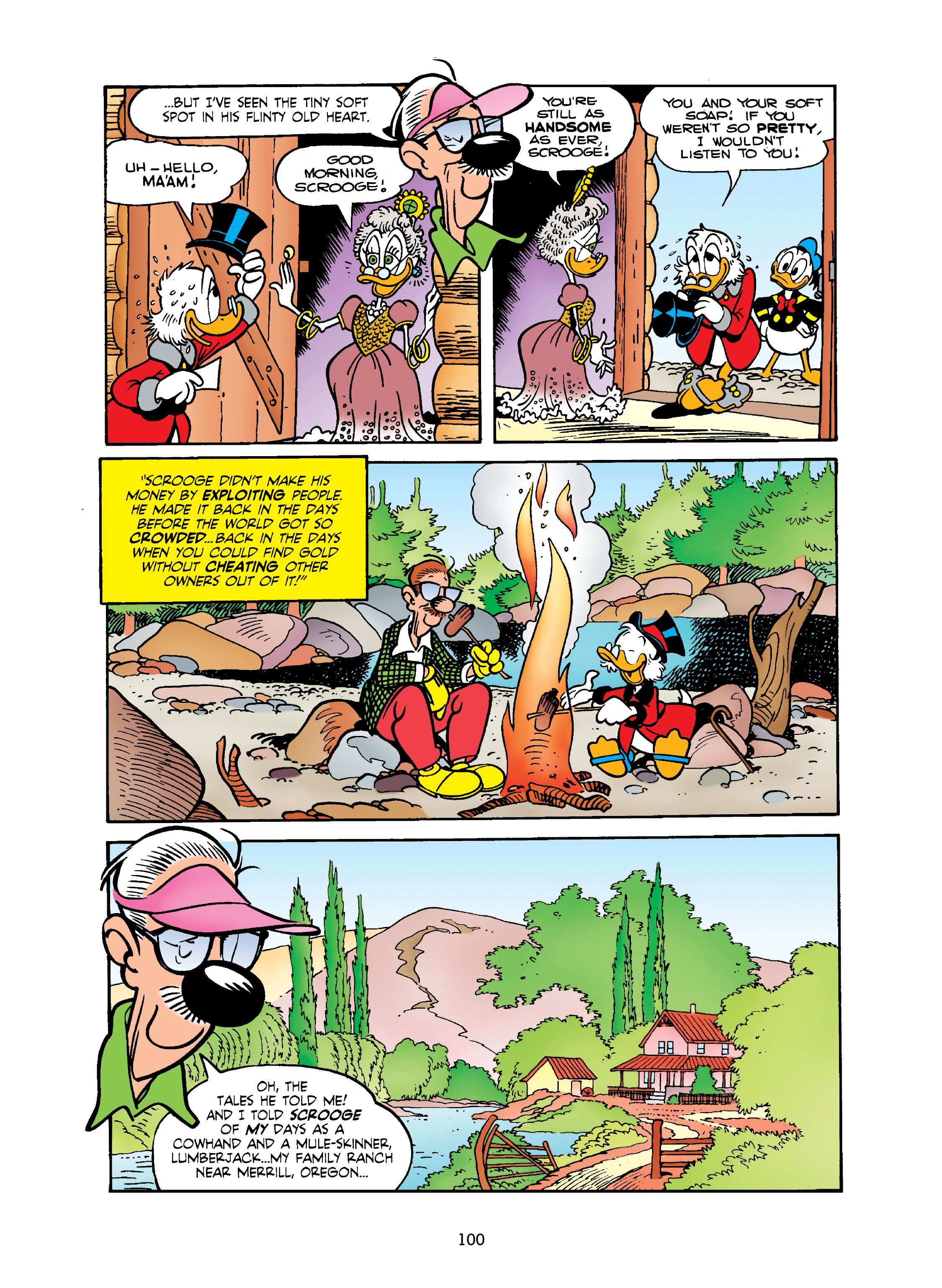 Read online Walt Disney's Uncle Scrooge & Donald Duck: Bear Mountain Tales comic -  Issue # TPB (Part 1) - 100