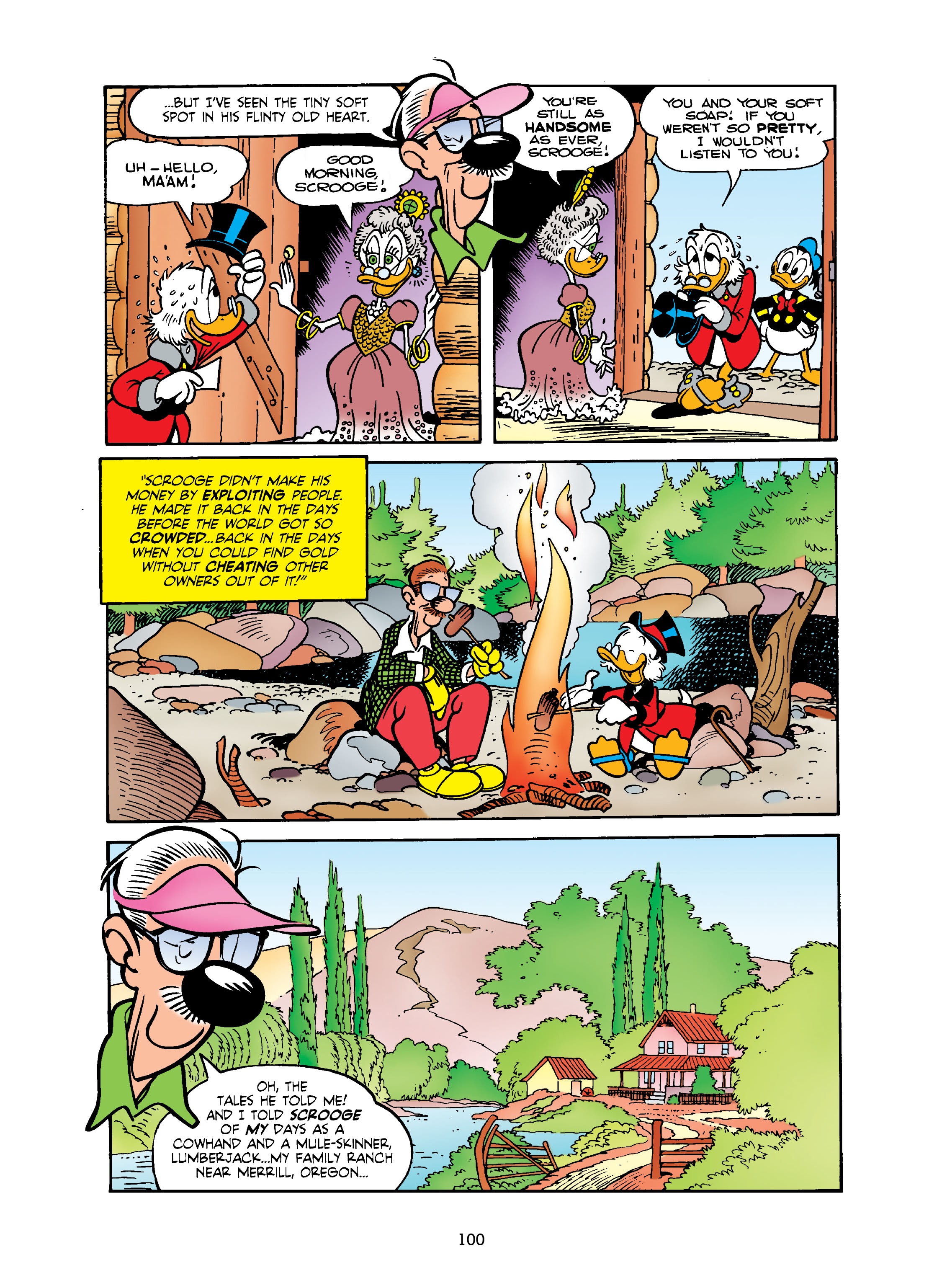 Read online Walt Disney's Uncle Scrooge & Donald Duck: Bear Mountain Tales comic -  Issue # TPB (Part 1) - 100