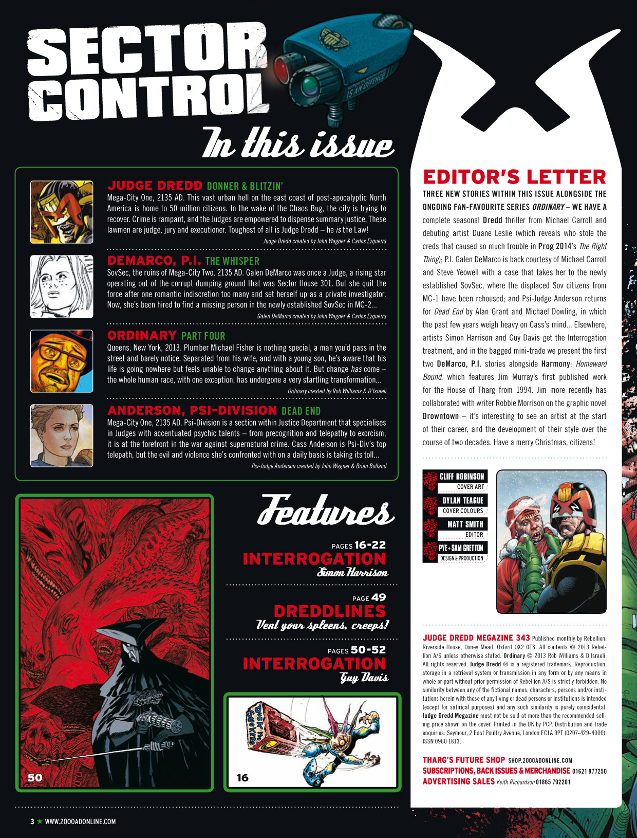 Read online Judge Dredd Megazine (Vol. 5) comic -  Issue #343 - 3