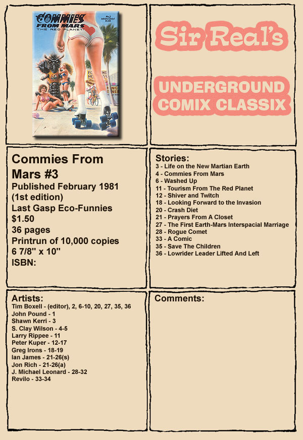 Read online Commies from Mars: The Red Planet comic -  Issue #3 - 1