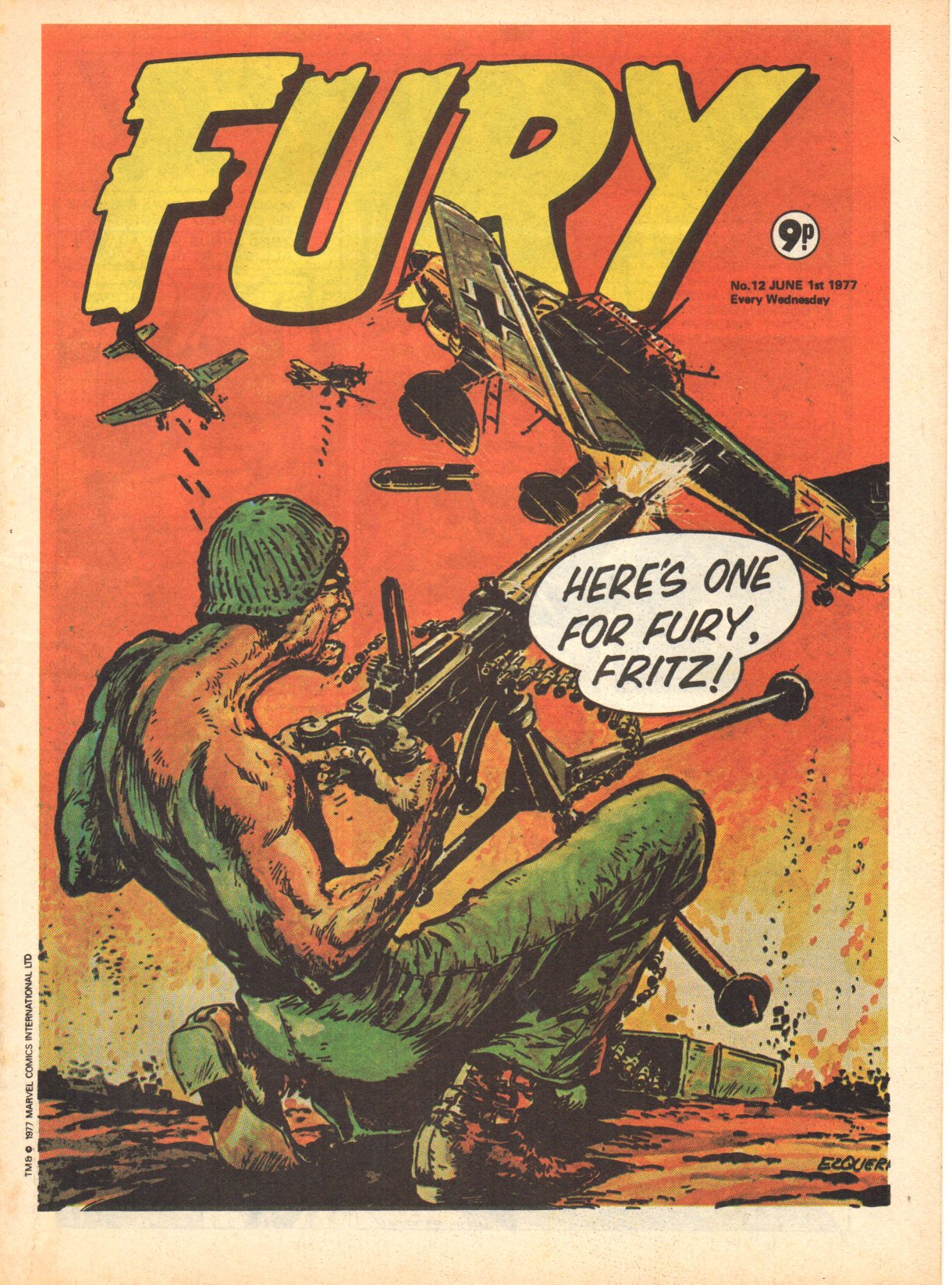 Read online Fury (1977) comic -  Issue #12 - 1