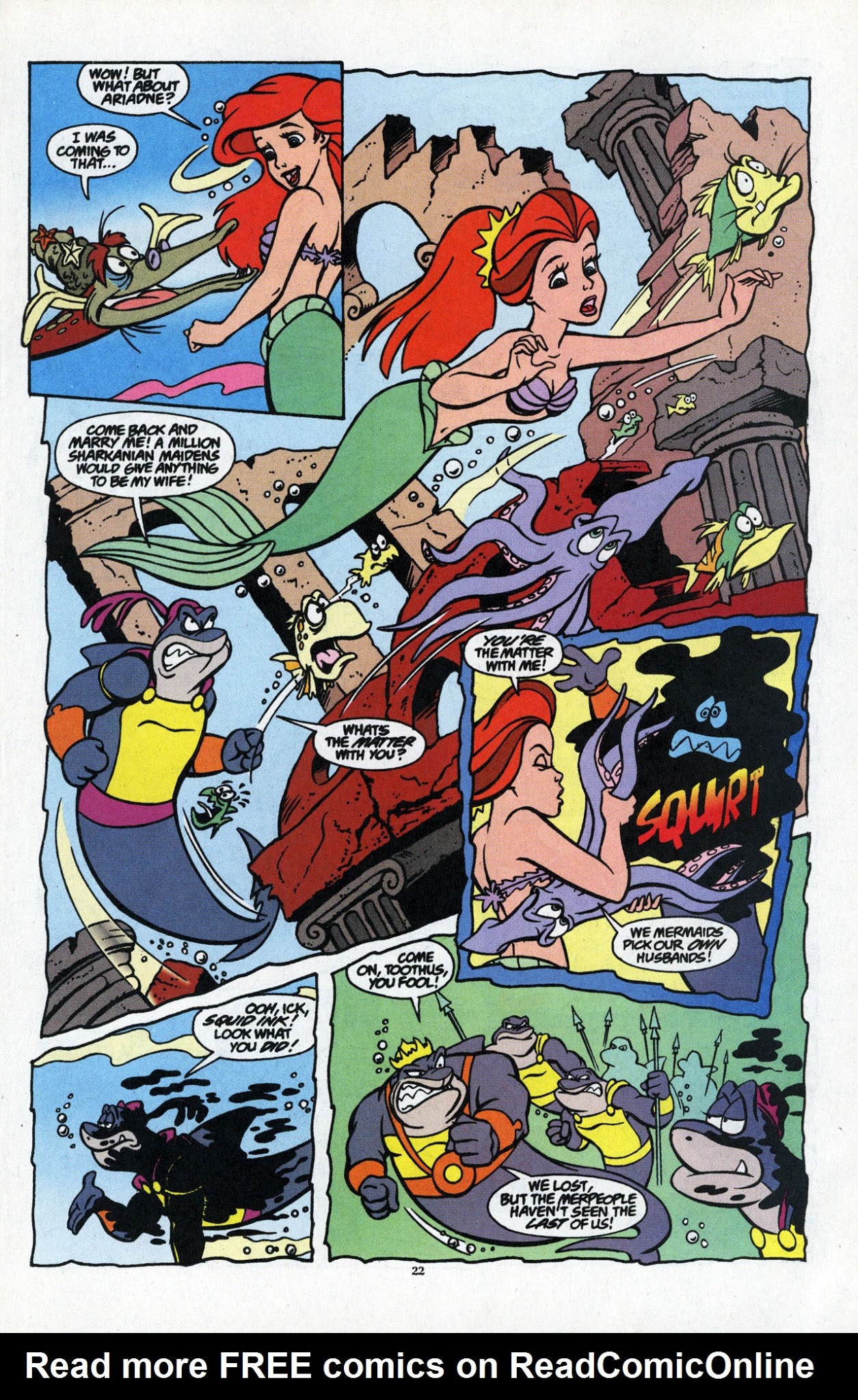 Read online Disney's The Little Mermaid comic -  Issue #12 - 23