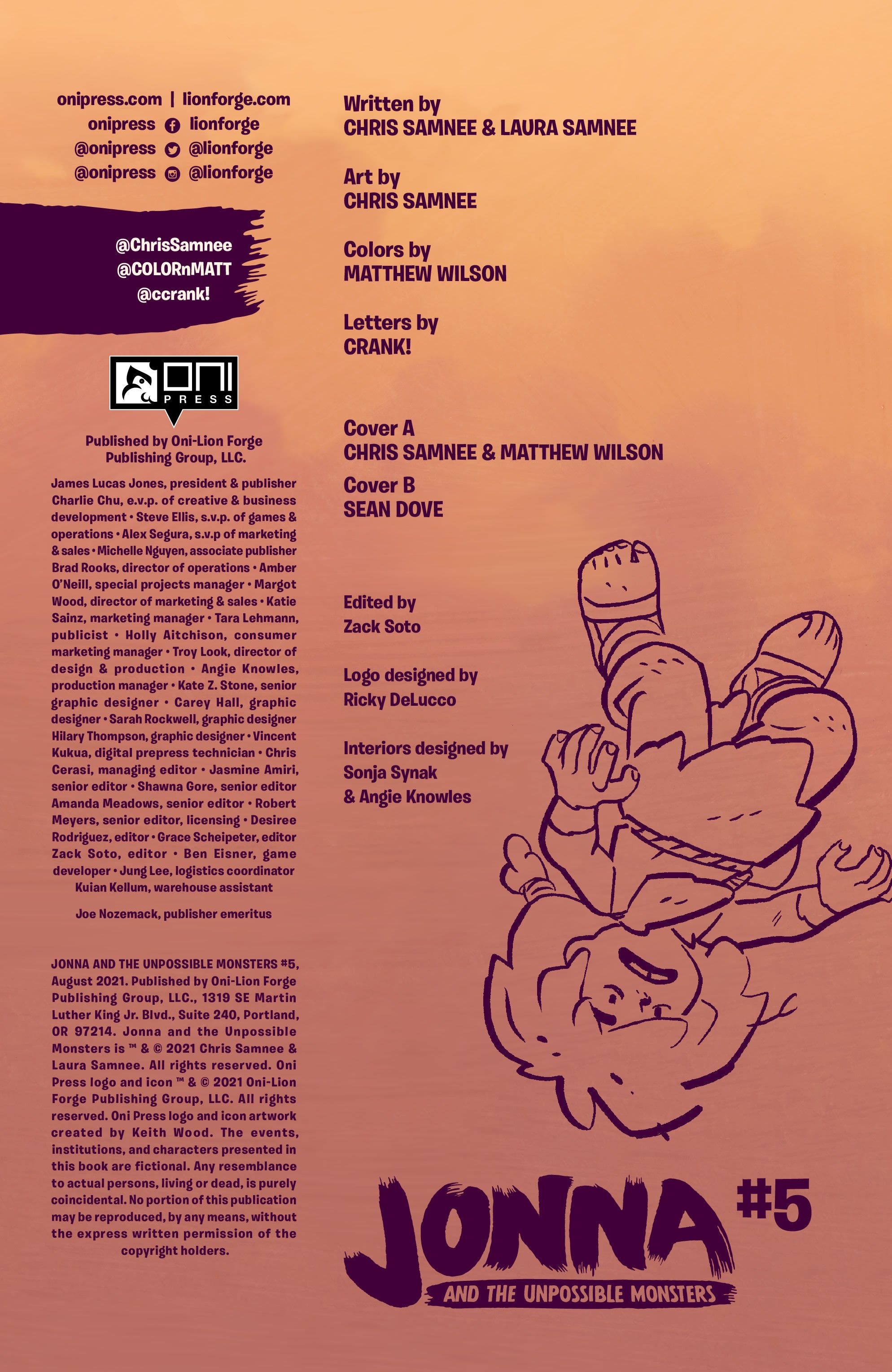 Read online Jonna and the Unpossible Monsters comic -  Issue #5 - 2