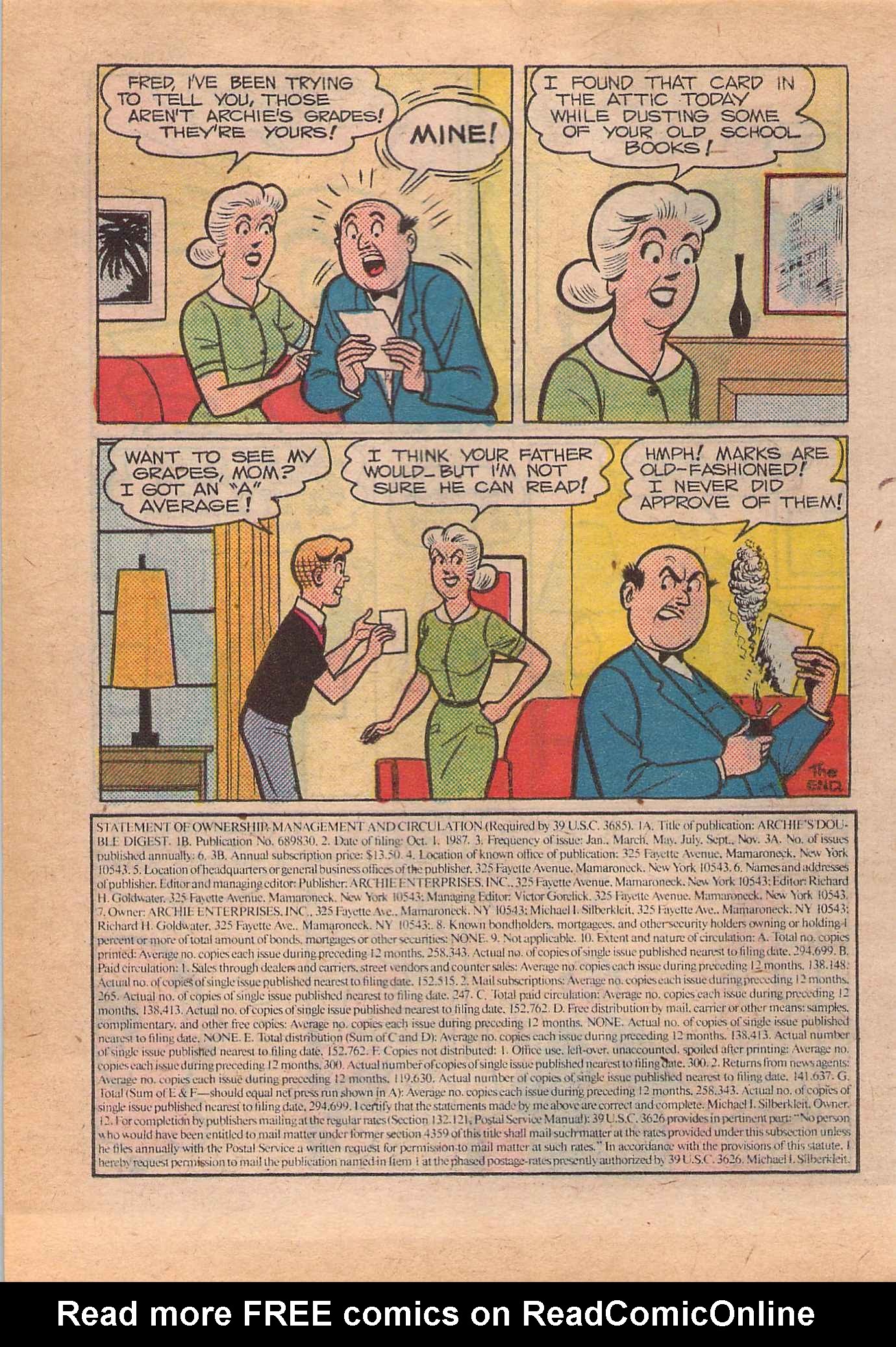 Read online Archie's Double Digest Magazine comic -  Issue #34 - 86