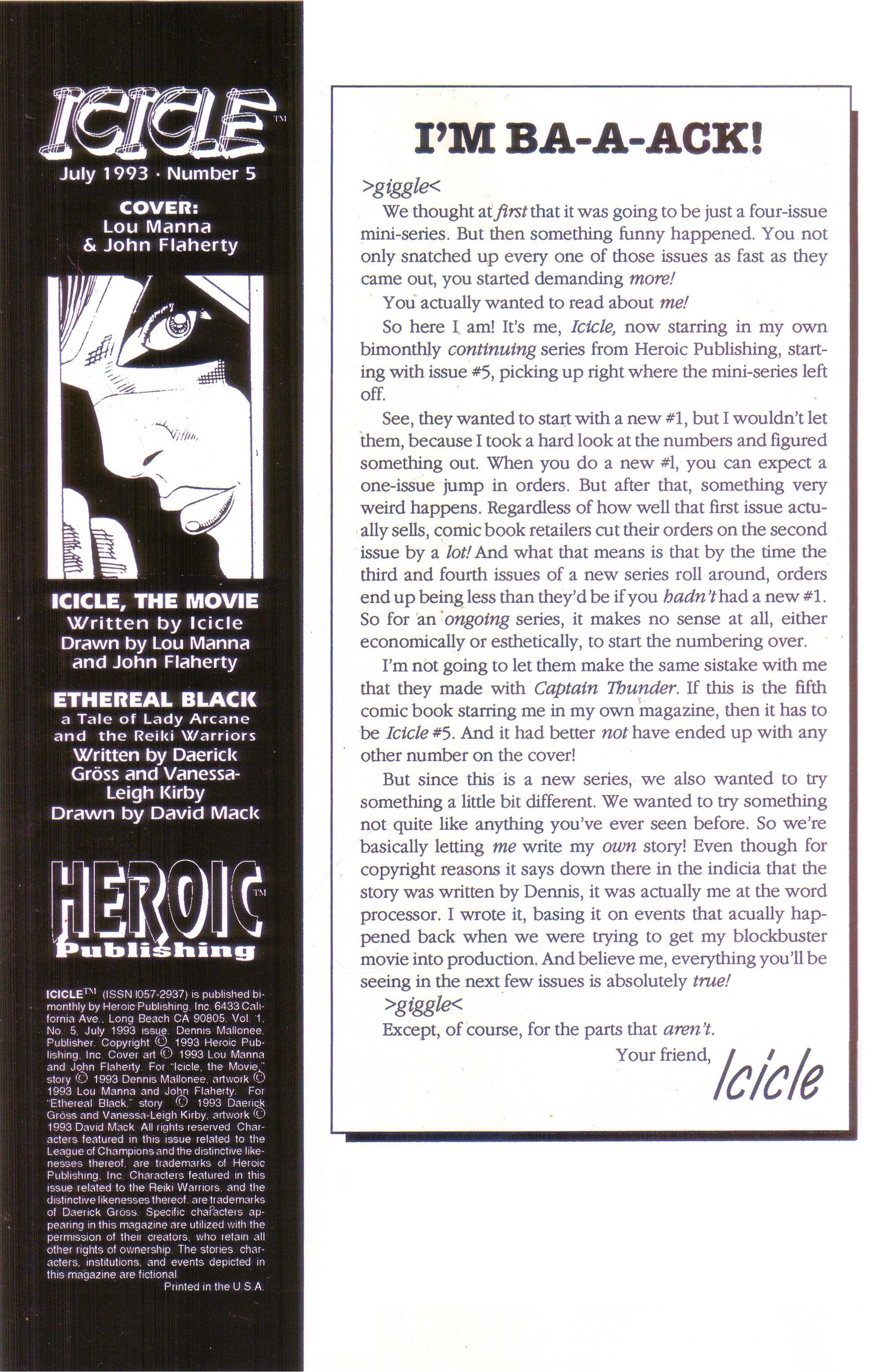 Read online Icicle comic -  Issue #5 - 2