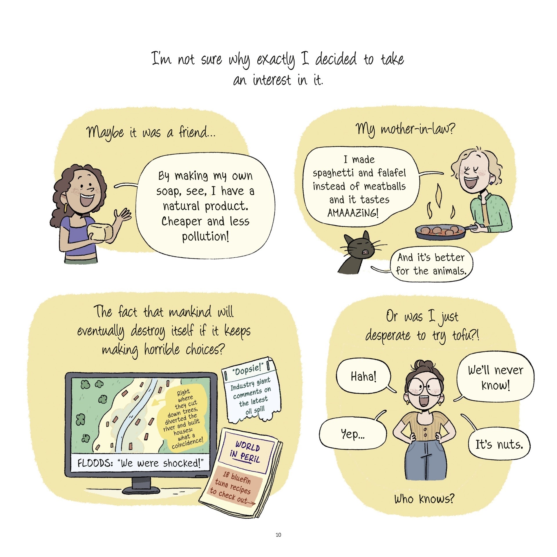 Read online Going Green: Giving It (Almost) My All for the Planet comic -  Issue # TPB 1 - 9