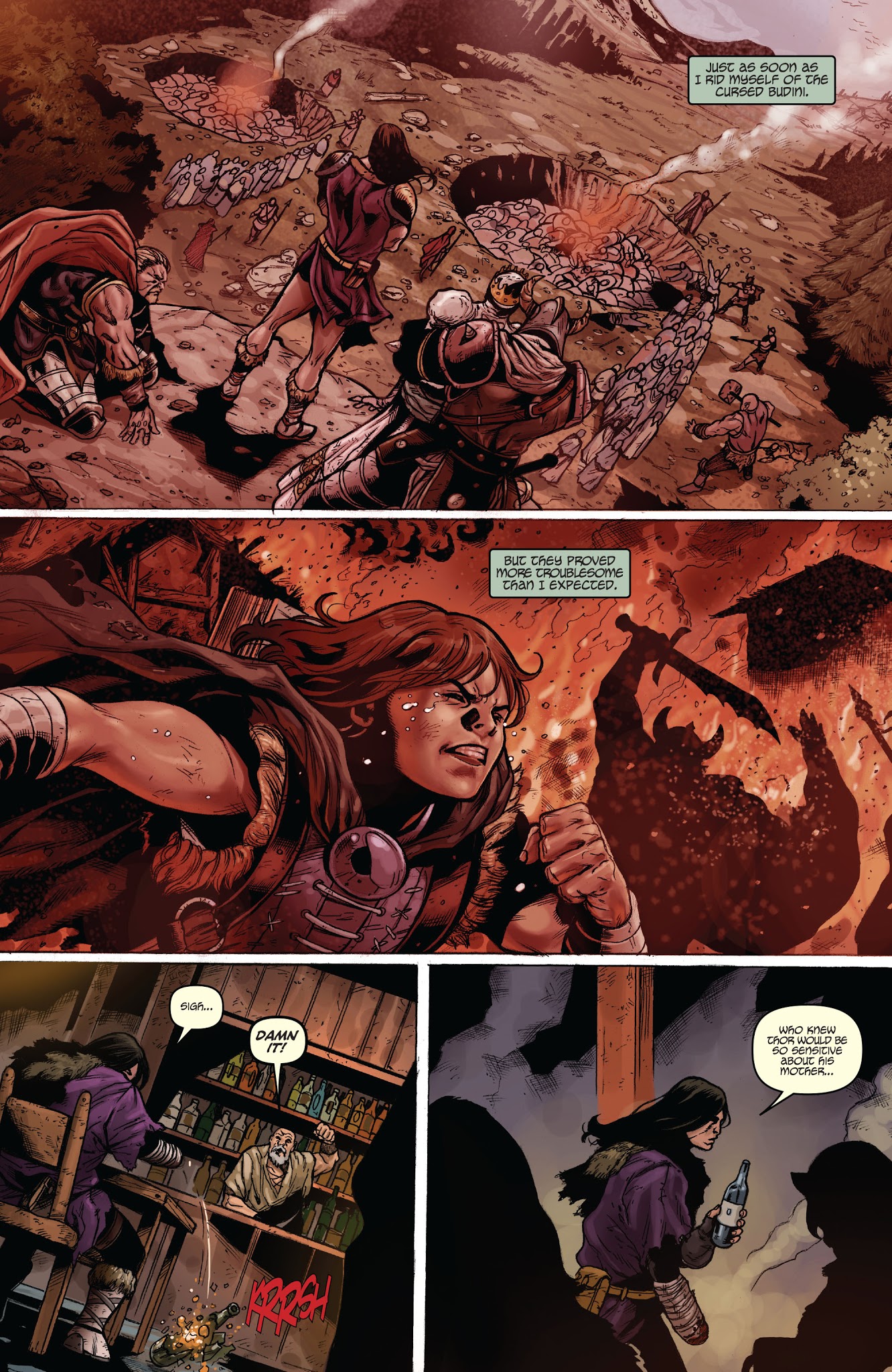 Read online Red Sonja: Revenge of the Gods comic -  Issue #1 - 4