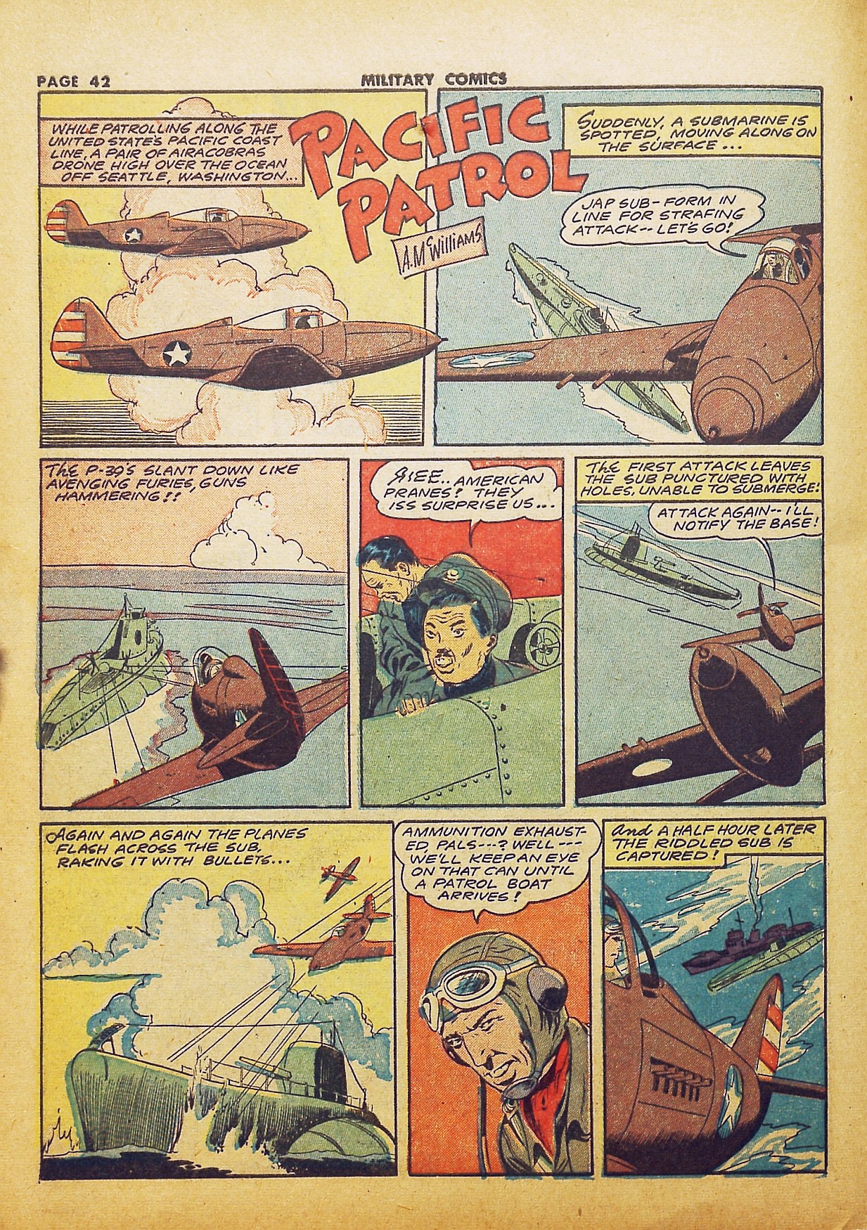 Read online Military Comics comic -  Issue #16 - 43