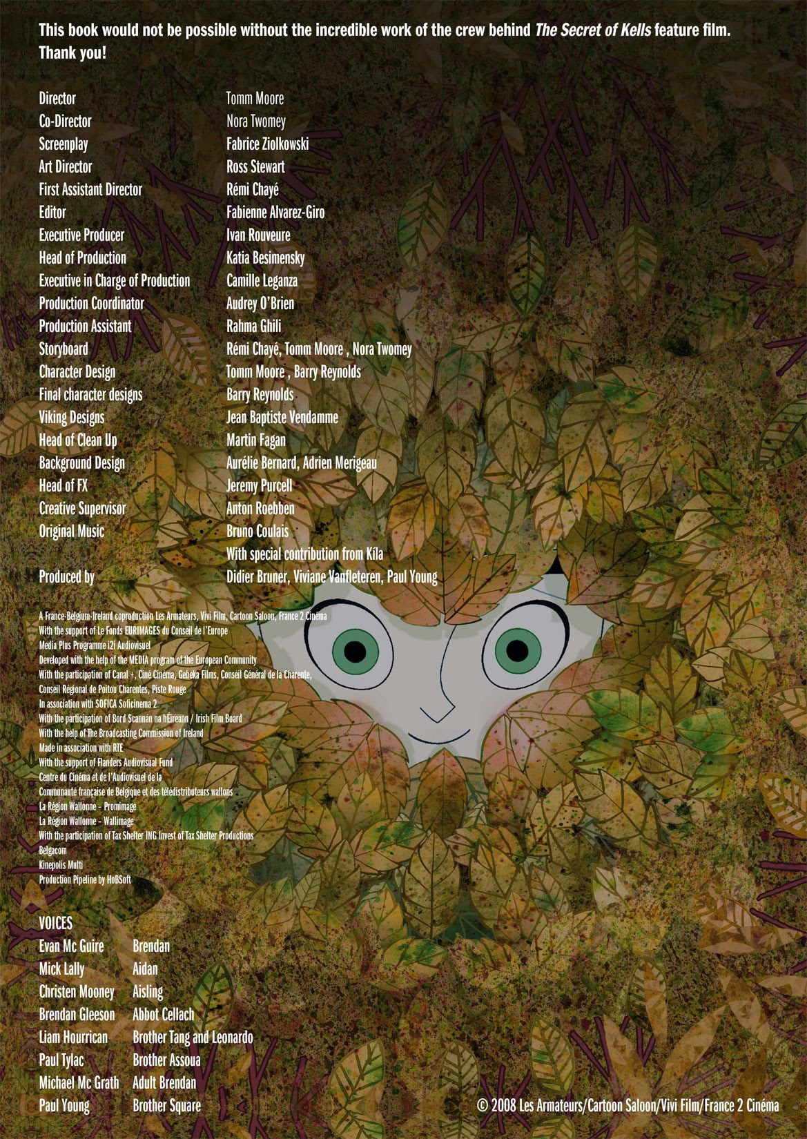 Read online The Secret Of Kells comic -  Issue # TPB - 111