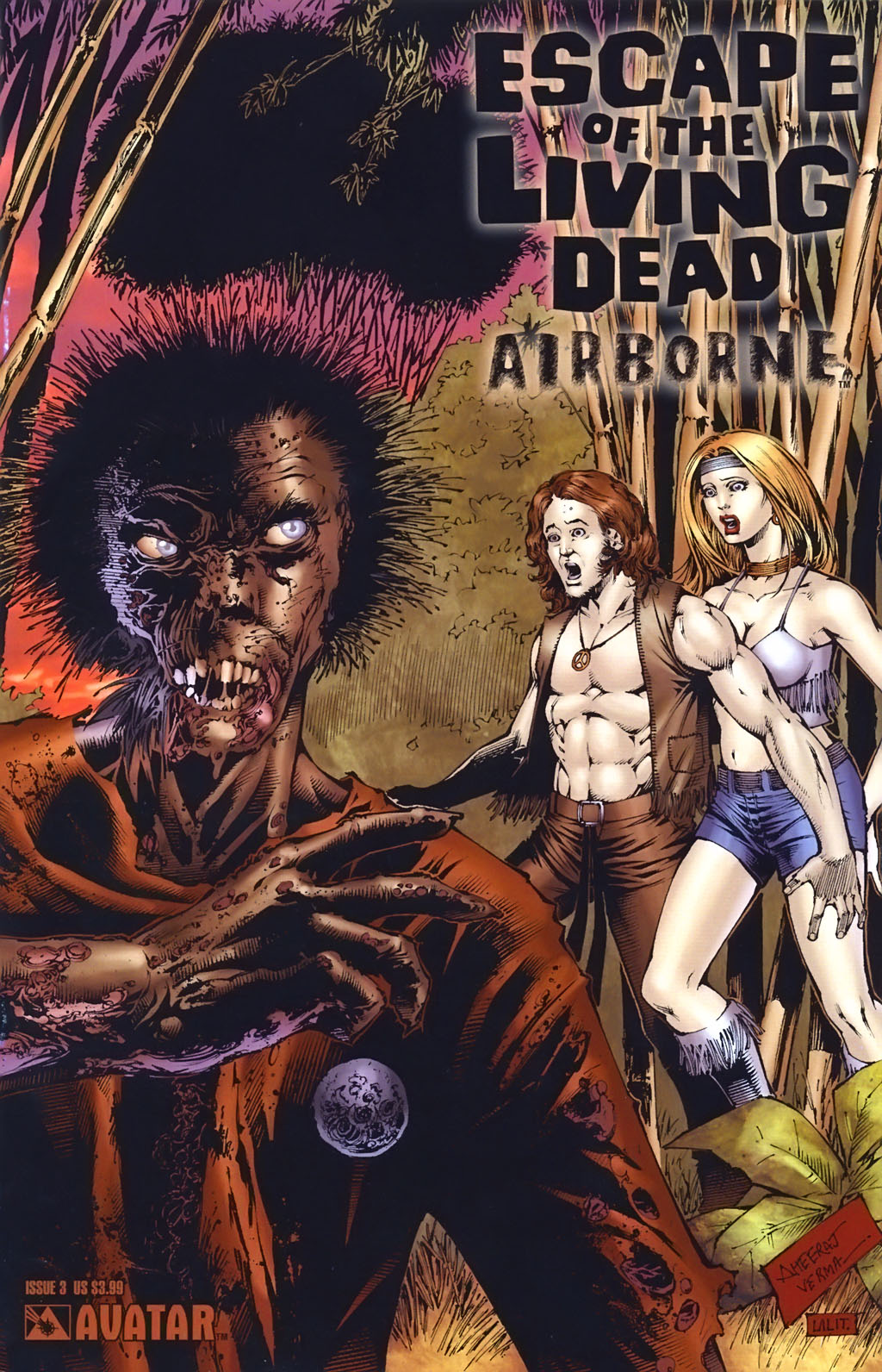 Read online Escape of the Living Dead: Airborne comic -  Issue #3 - 1