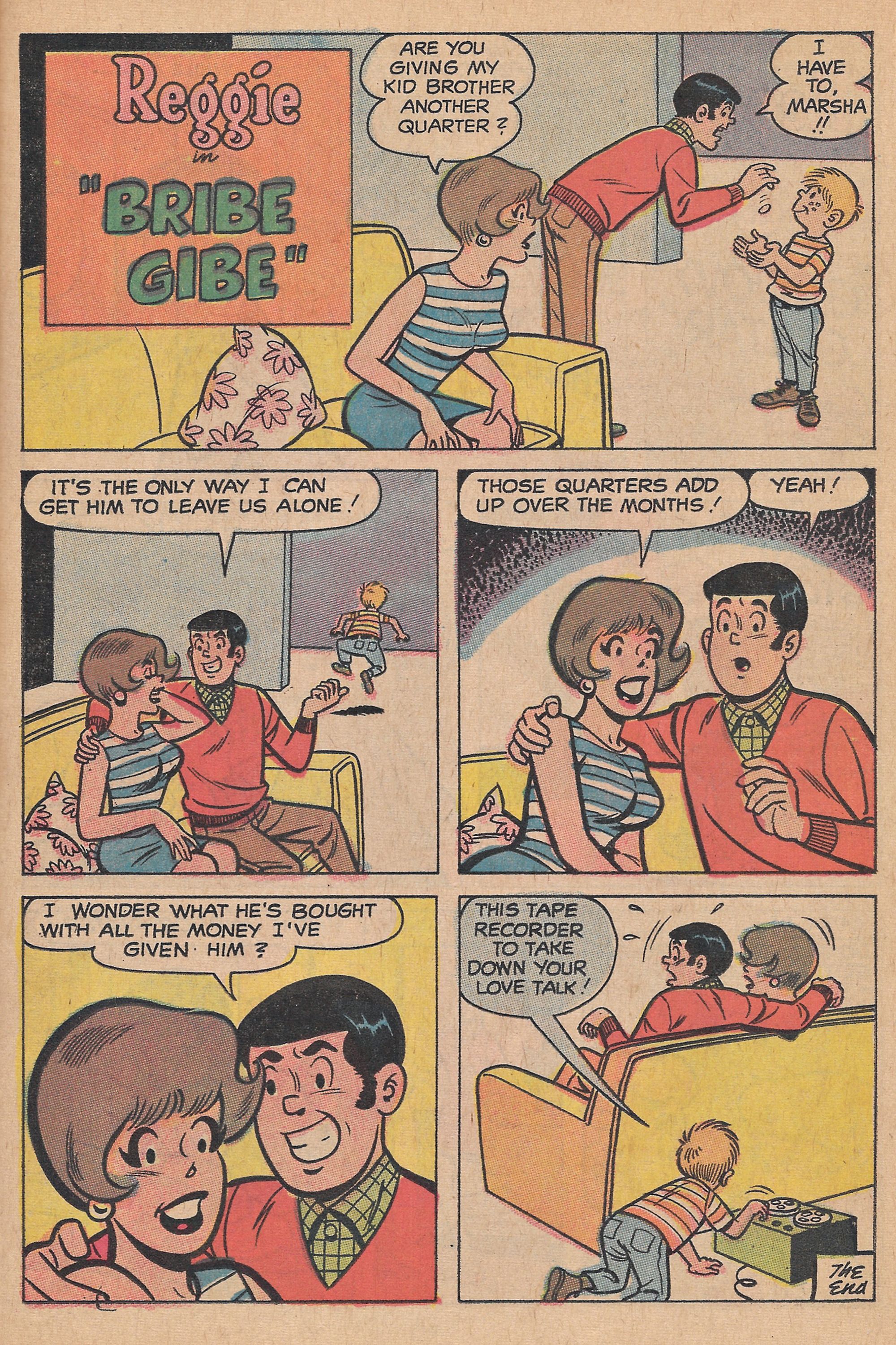 Read online Reggie's Wise Guy Jokes comic -  Issue #6 - 45