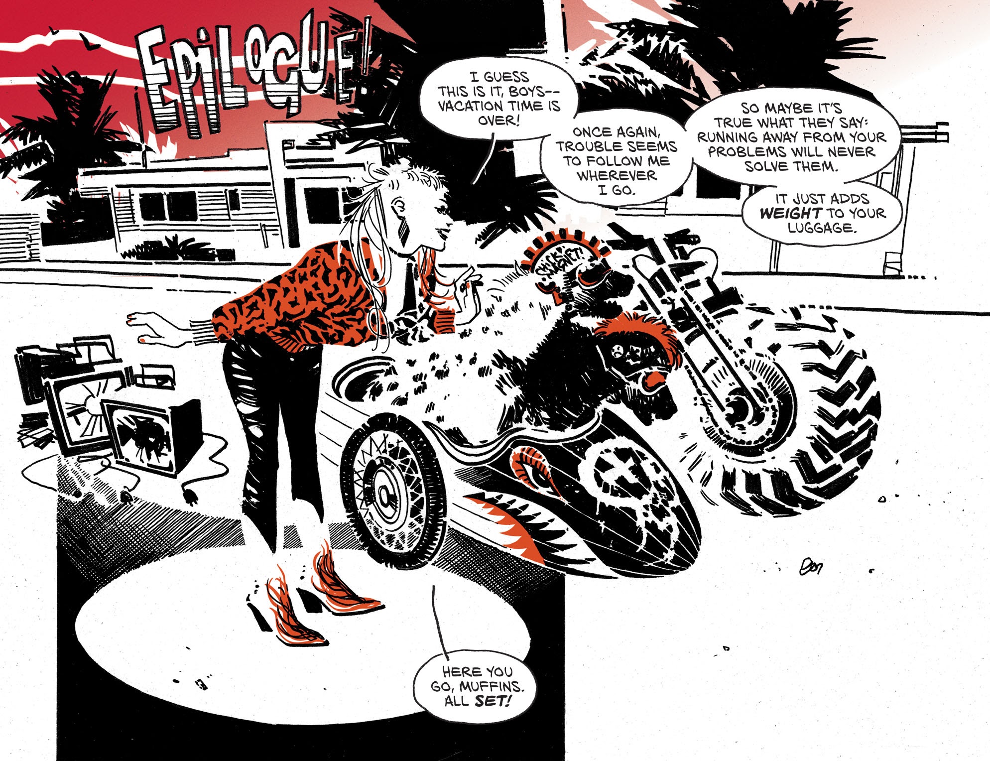 Read online Harley Quinn Black   White   Red comic -  Issue #10 - 22