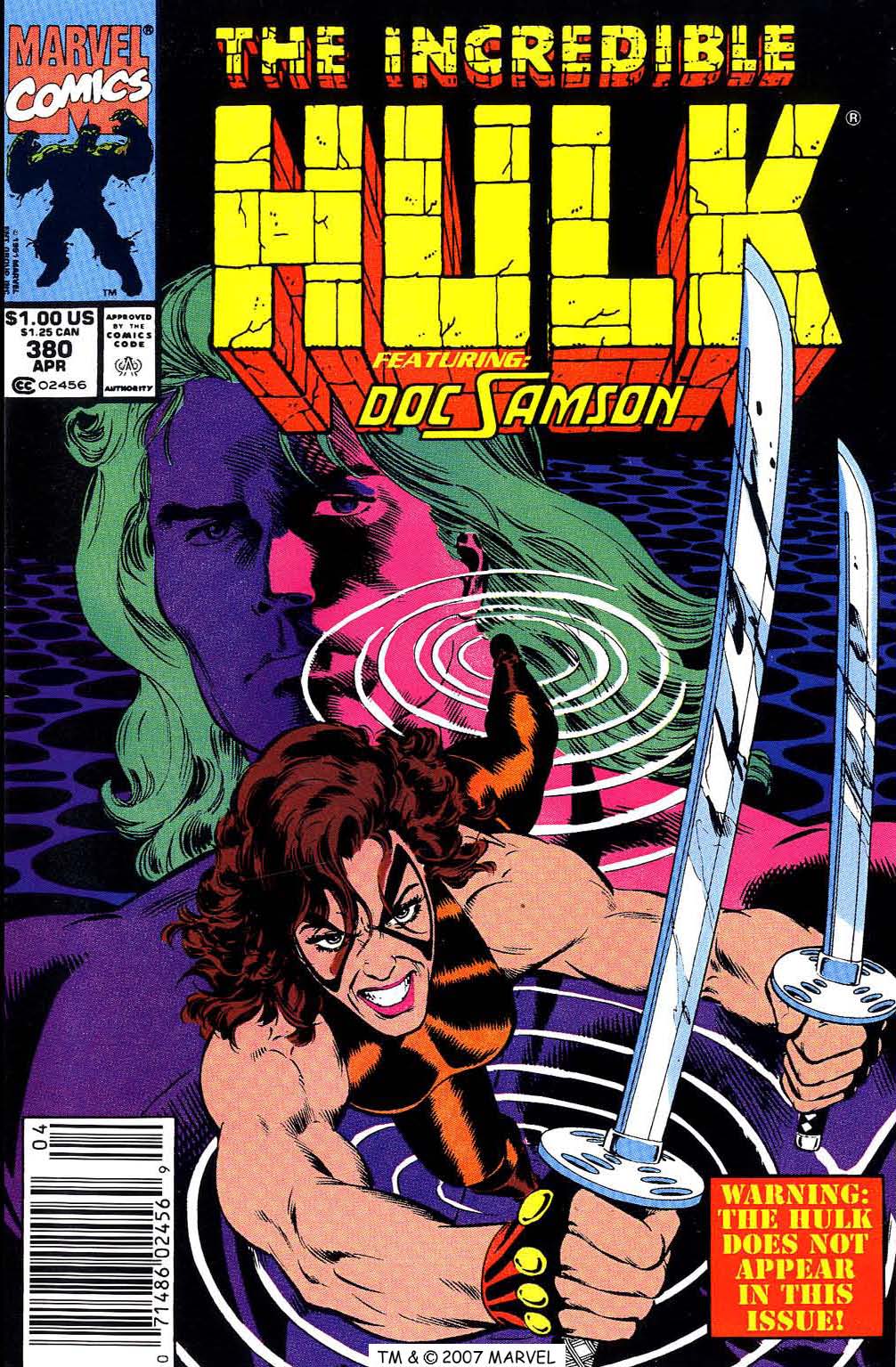 Read online The Incredible Hulk (1968) comic -  Issue #380 - 1