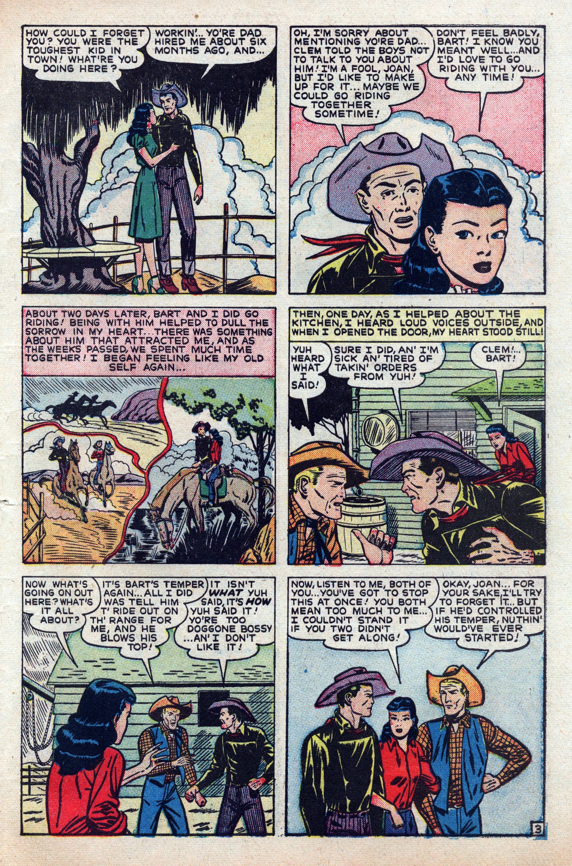 Read online Cowboy Romances comic -  Issue #2 - 43