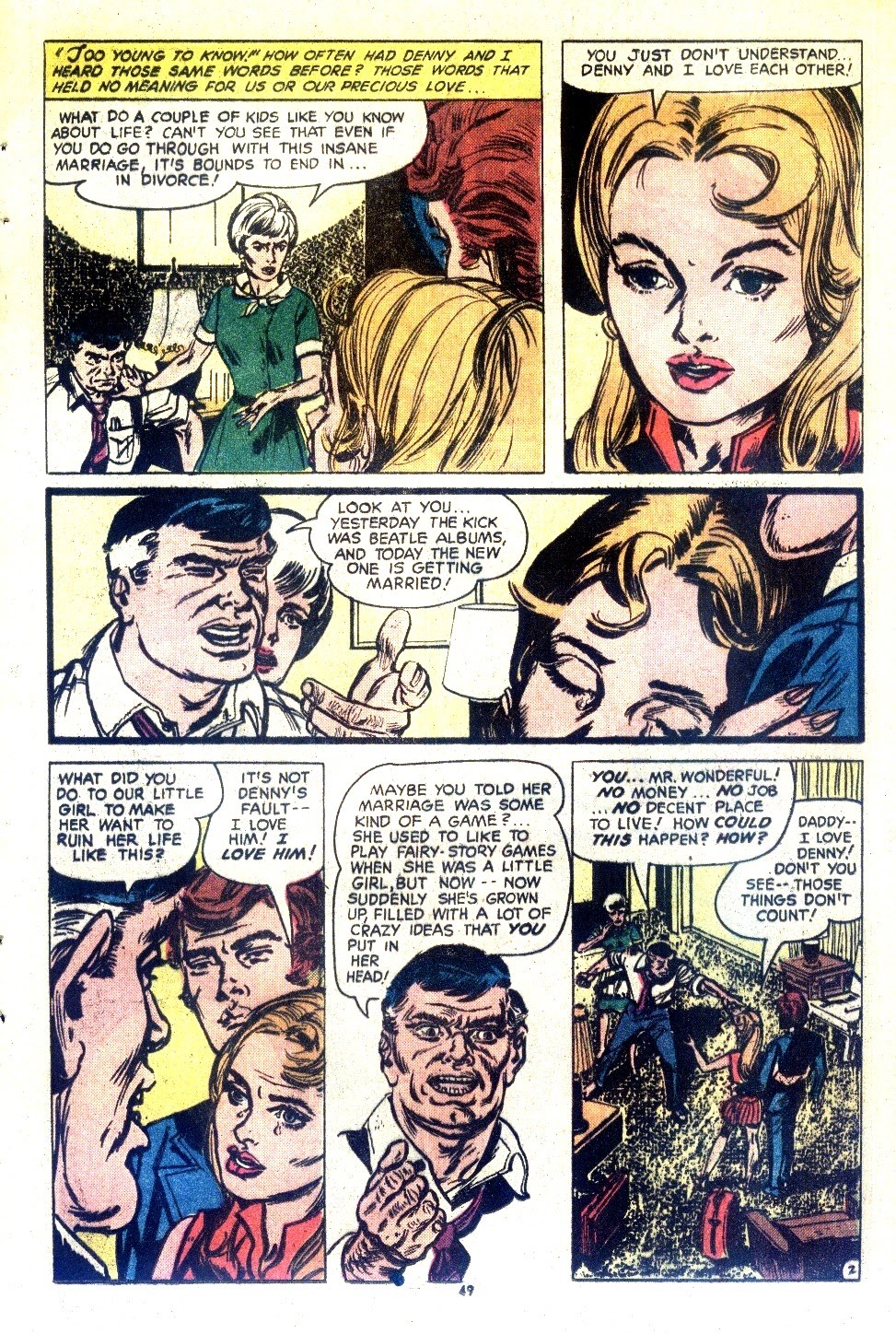 Read online Young Love (1963) comic -  Issue #109 - 49