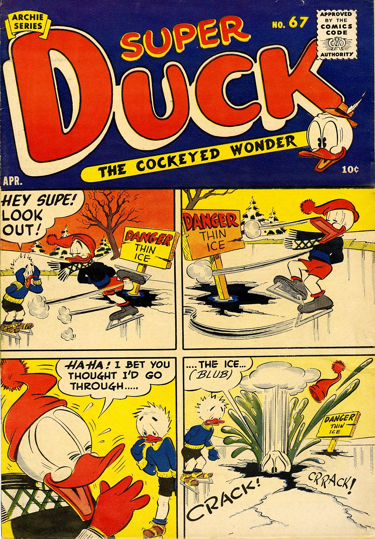 Read online Super Duck Comics comic -  Issue #67 - 1