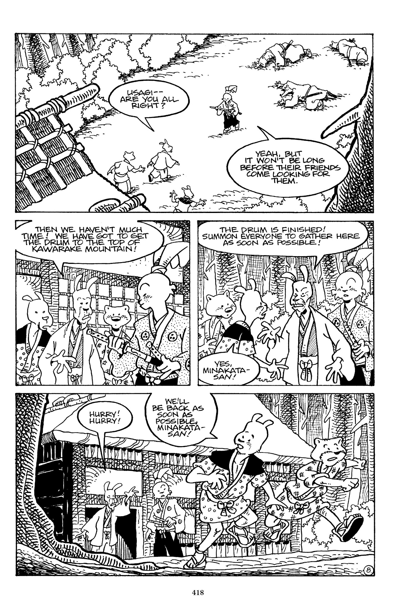 Read online The Usagi Yojimbo Saga comic -  Issue # TPB 7 - 411