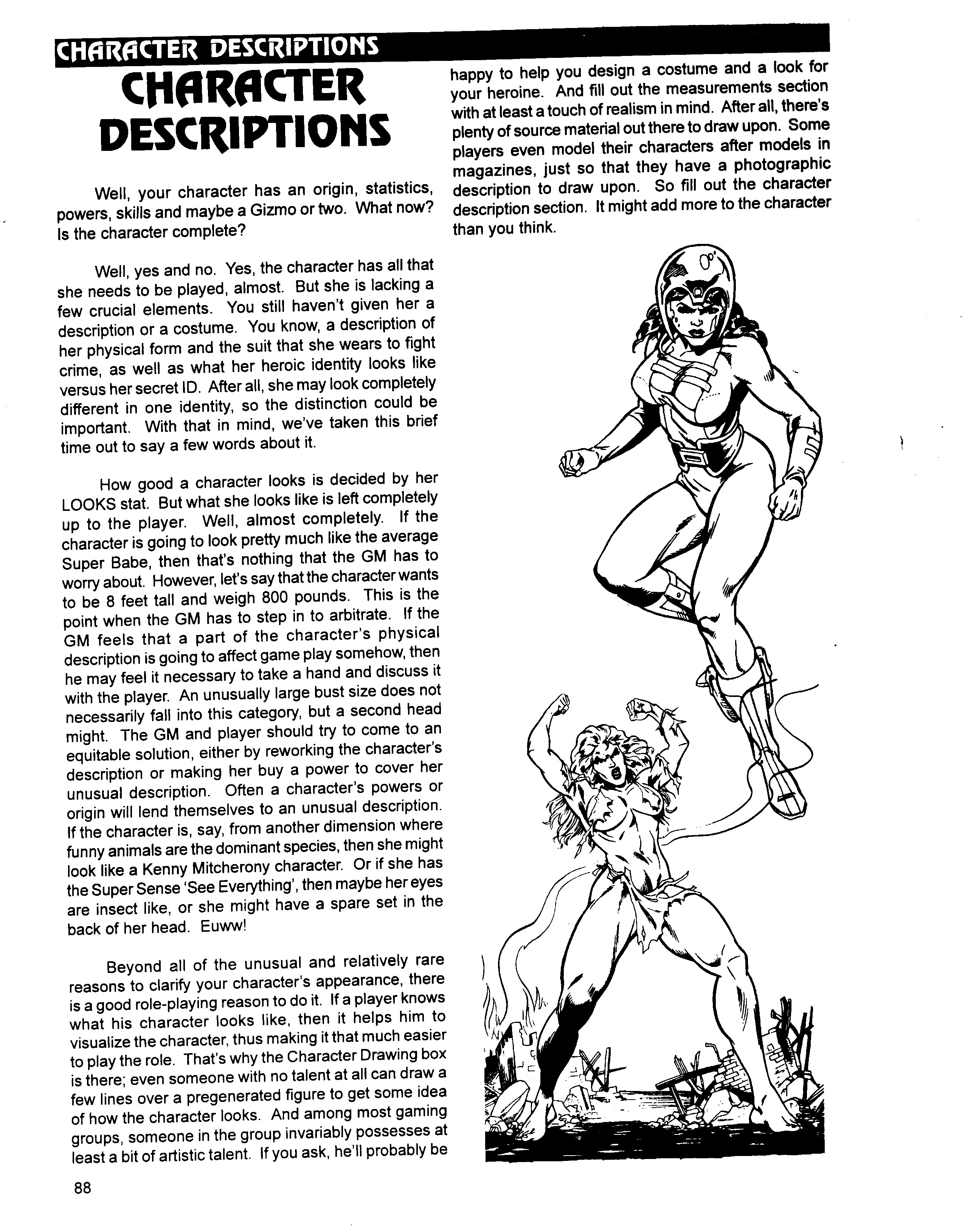 Read online Superbabes: The Femforce Role-Playing Game comic -  Issue # TPB - 90