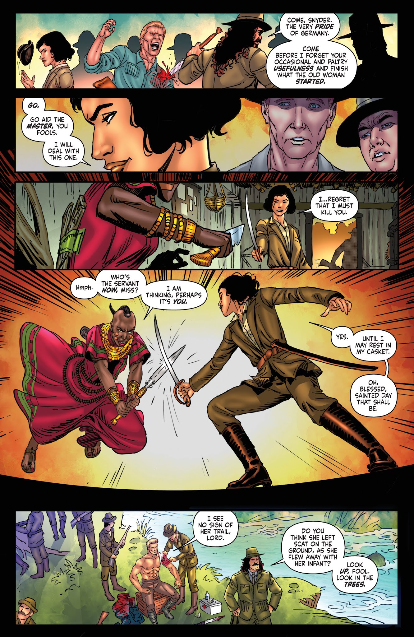 Read online Red Sonja/Tarzan comic -  Issue #3 - 18