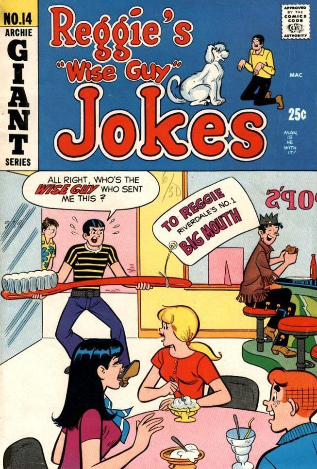 Read online Reggie's Wise Guy Jokes comic -  Issue #14 - 1