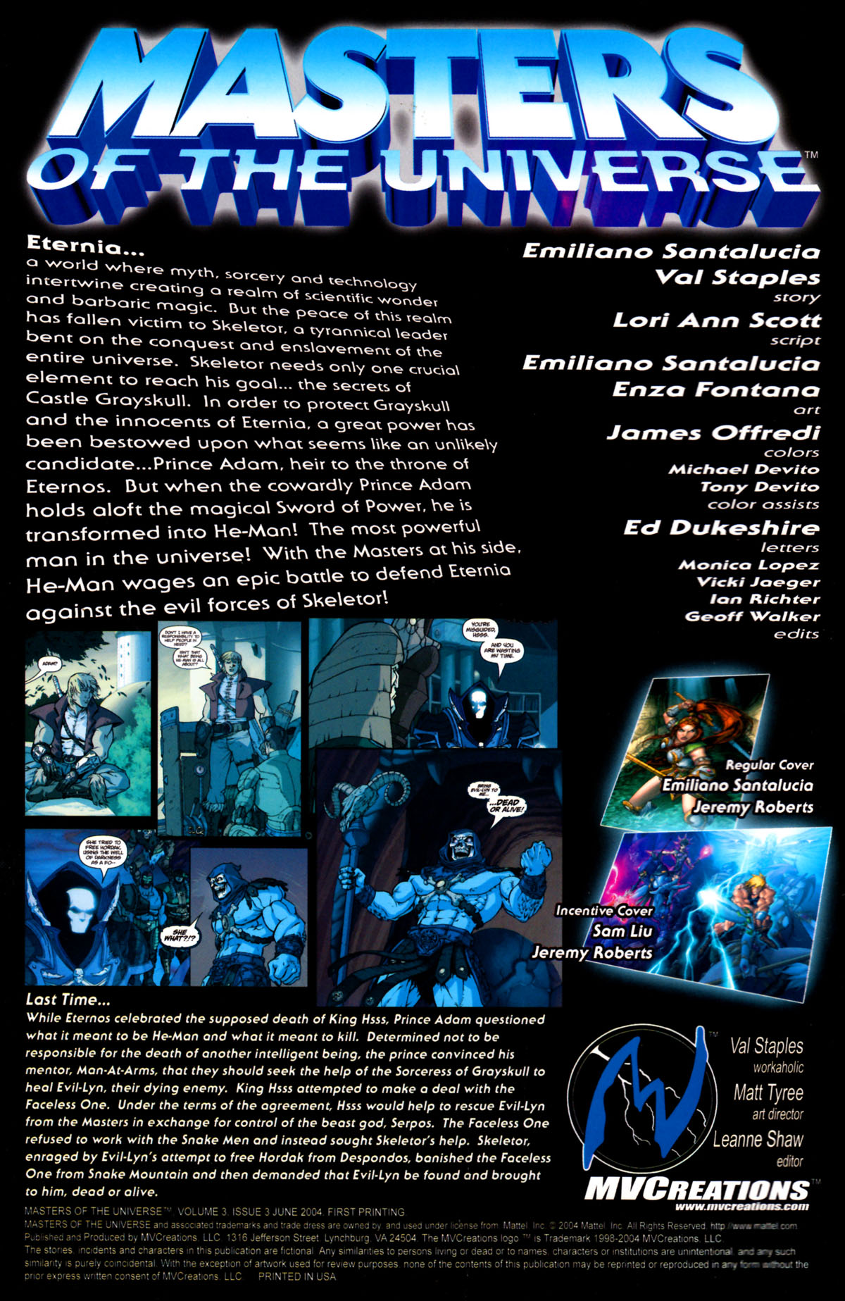 Read online Masters of the Universe (2004) comic -  Issue #3 - 2