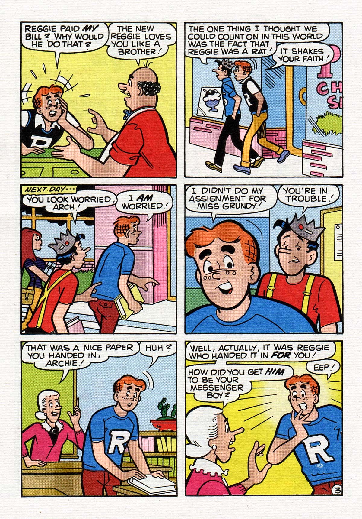 Read online Archie's Double Digest Magazine comic -  Issue #152 - 107