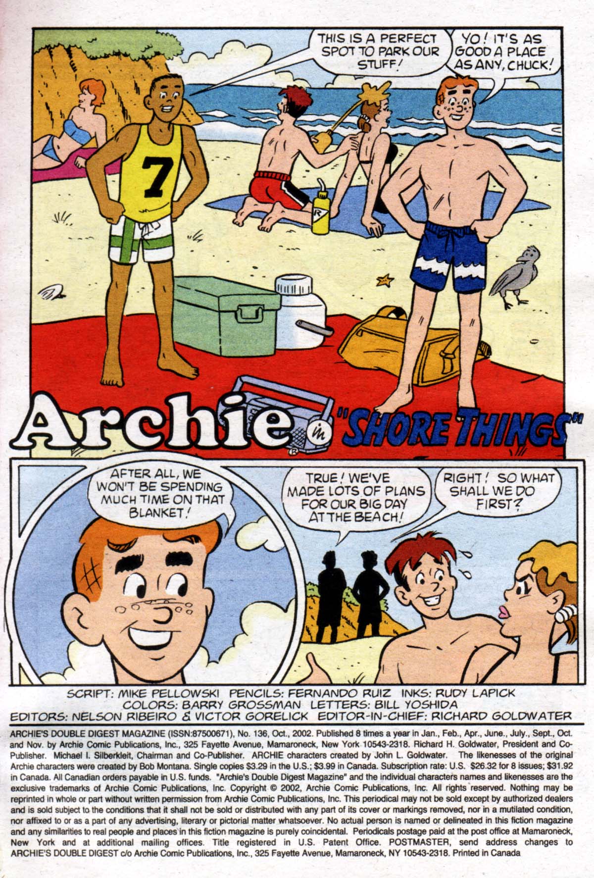 Read online Archie's Double Digest Magazine comic -  Issue #136 - 2