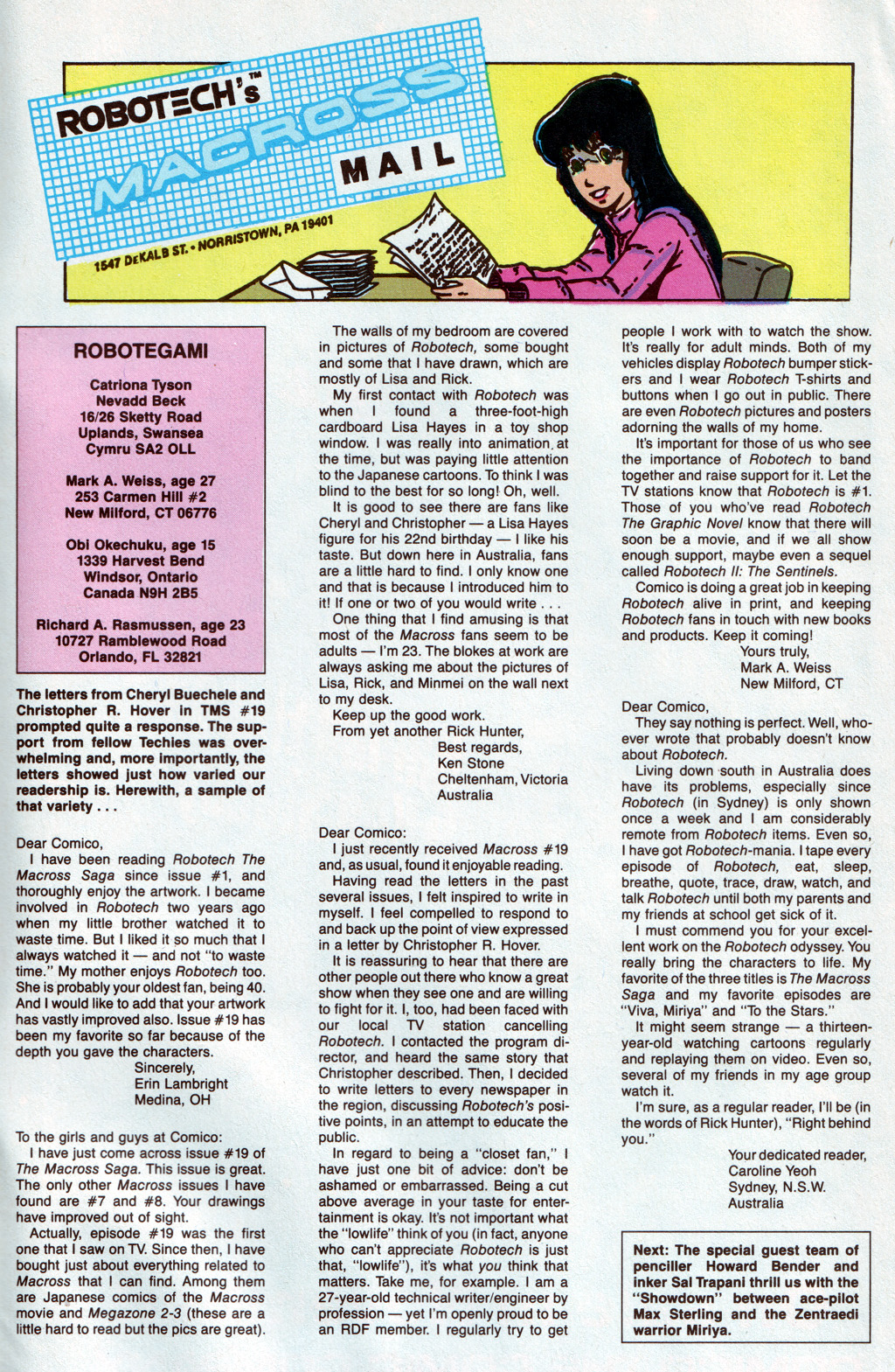 Read online Robotech The Macross Saga comic -  Issue #23 - 28