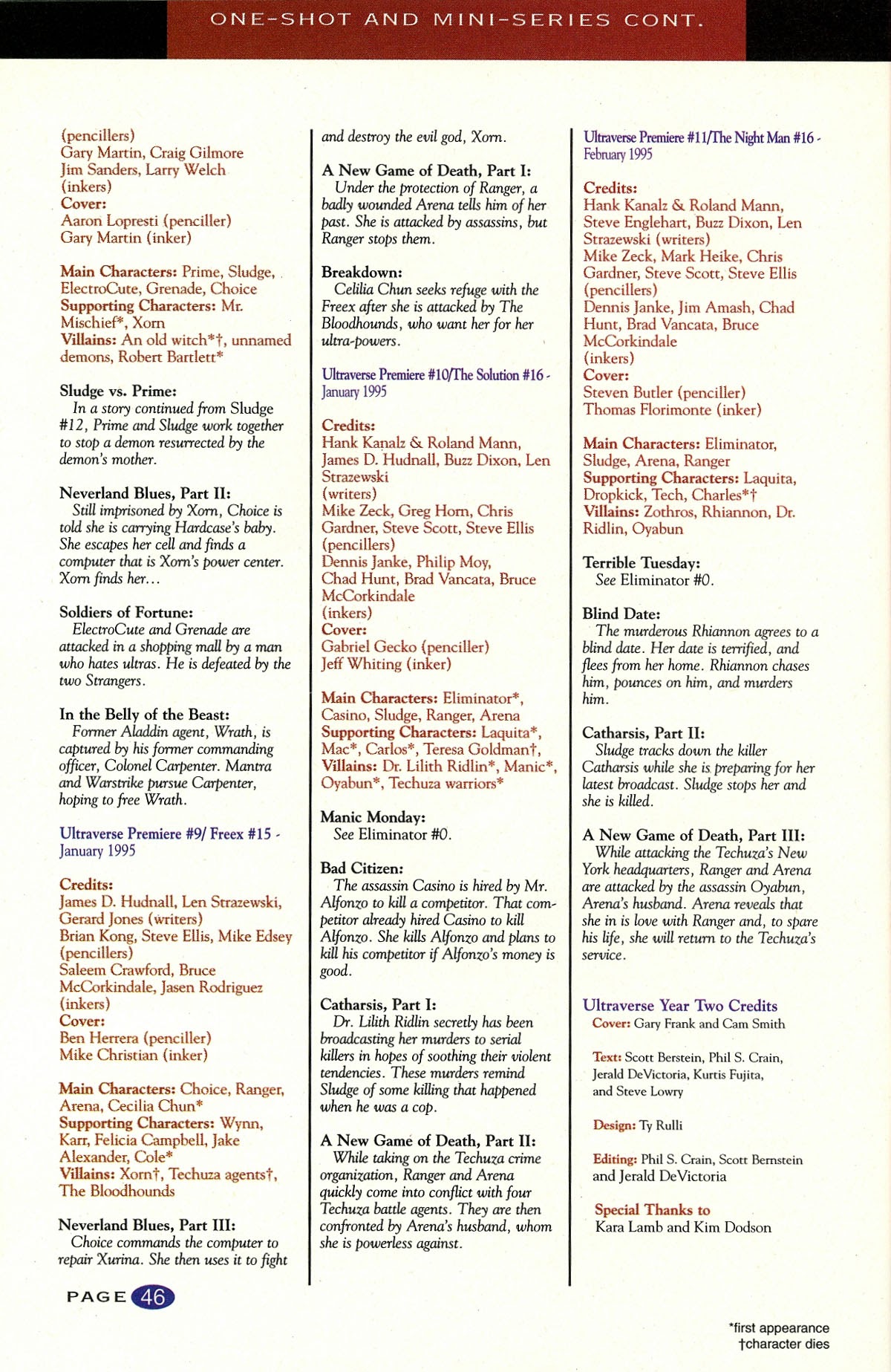 Read online Ultraverse Year Two comic -  Issue # Full - 48