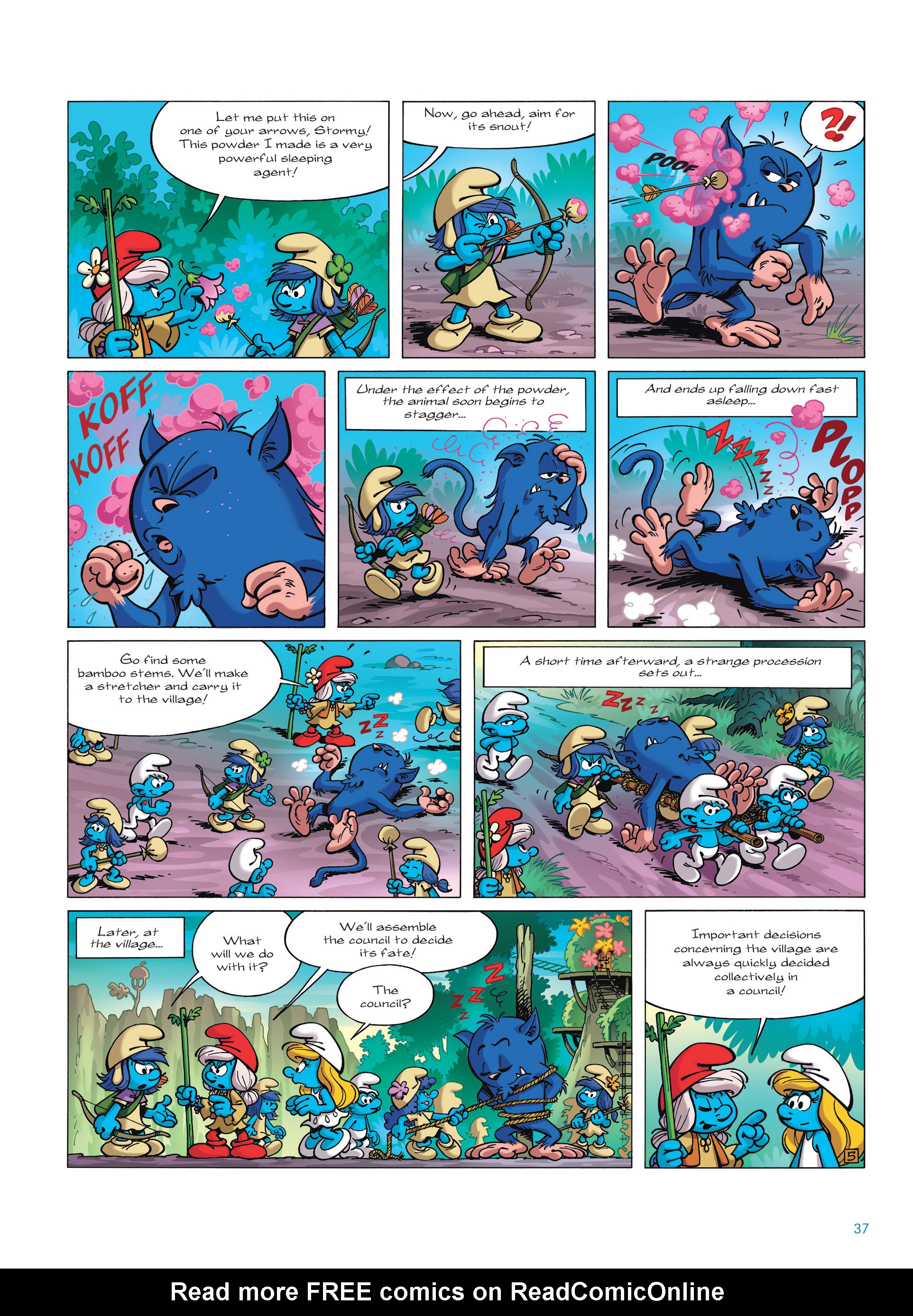 Read online Smurfs: The Village Behind The Wall comic -  Issue #1 - 37