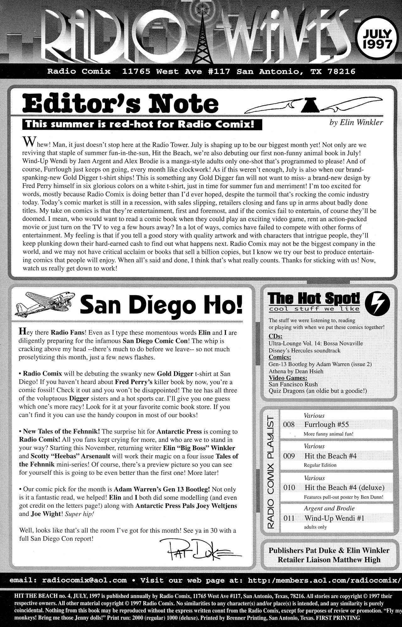 Read online Hit the Beach comic -  Issue #4 - 2