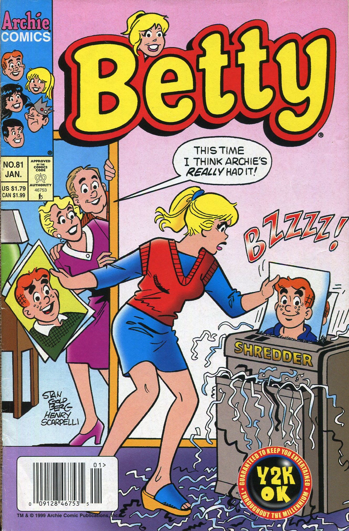 Read online Betty comic -  Issue #81 - 1