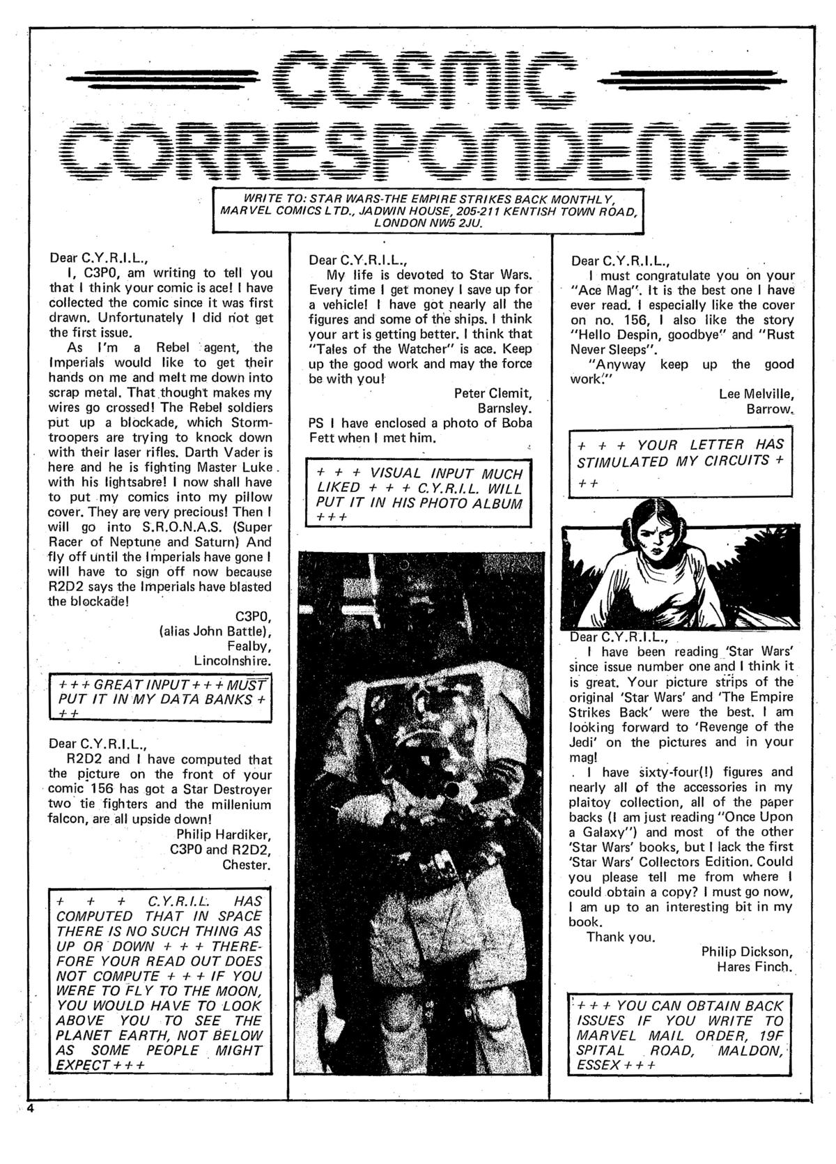 Read online Star Wars Weekly comic -  Issue #158 - 4