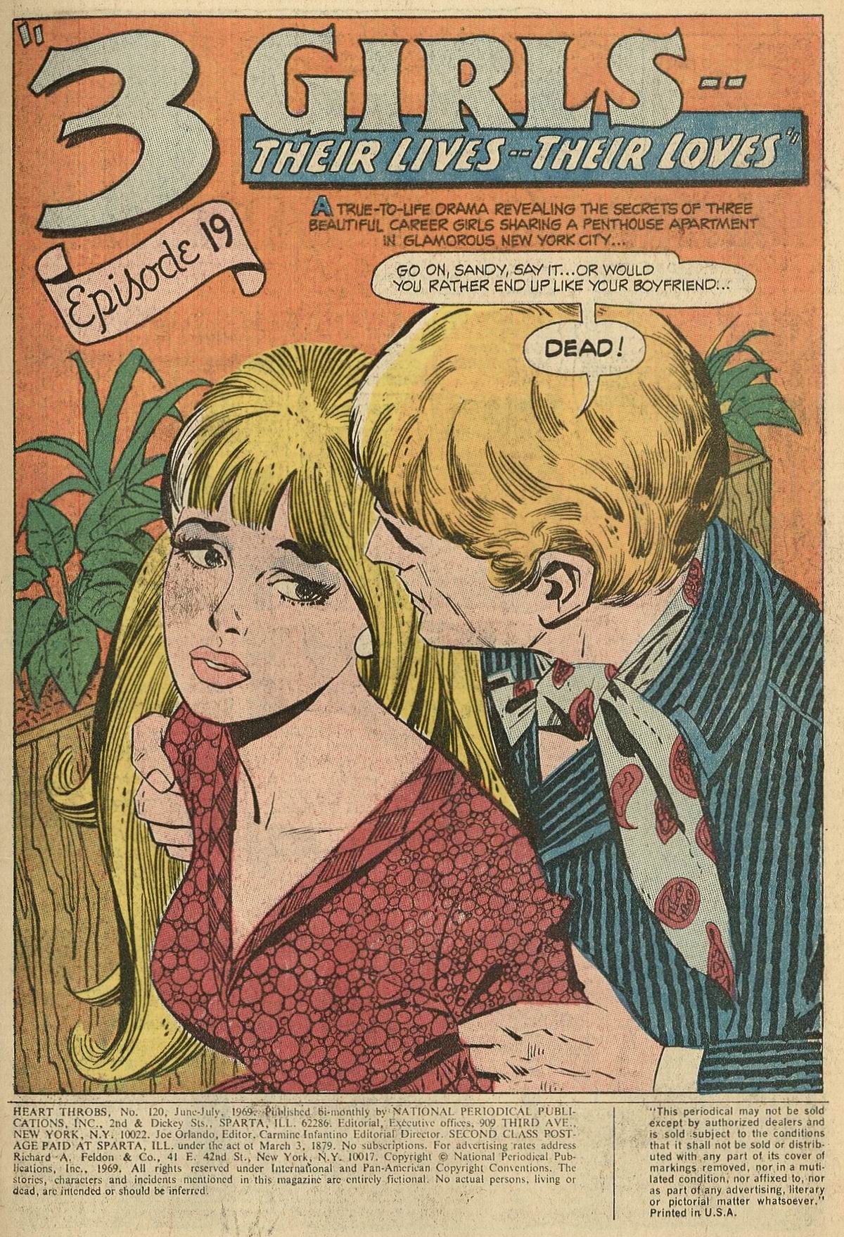 Read online Heart Throbs comic -  Issue #120 - 3