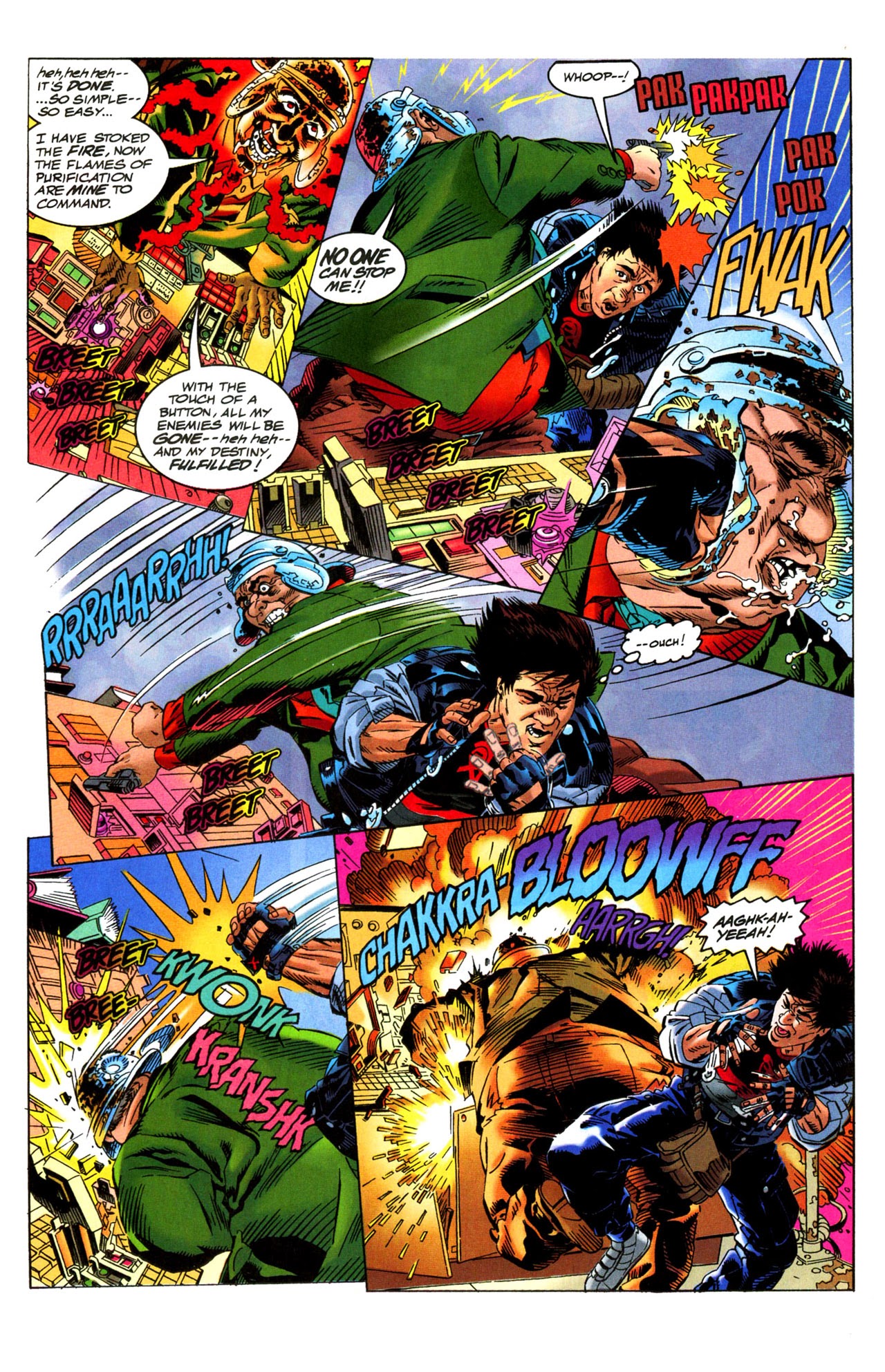 Read online Jackie Chan's Spartan X: The Armour of Heaven comic -  Issue #3 - 10