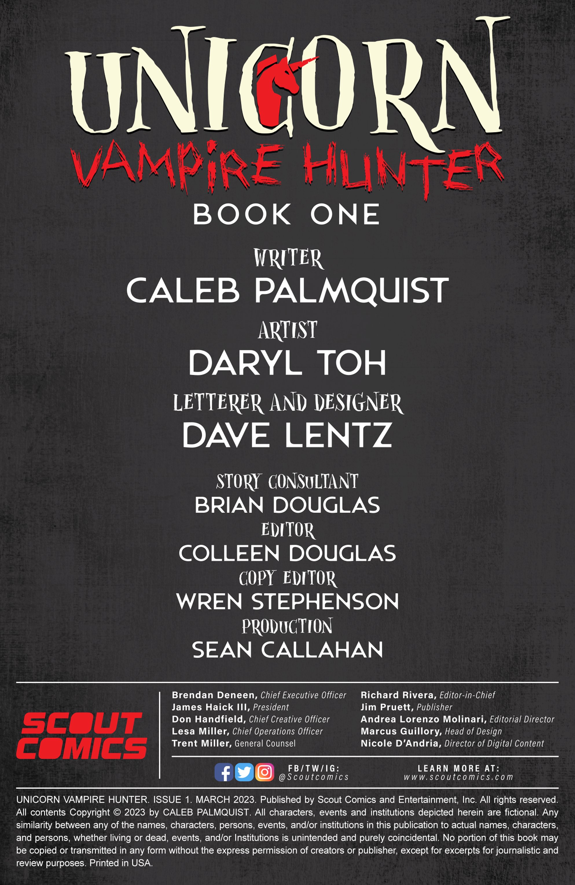 Read online Unicorn Vampire Hunter comic -  Issue #1 - 2