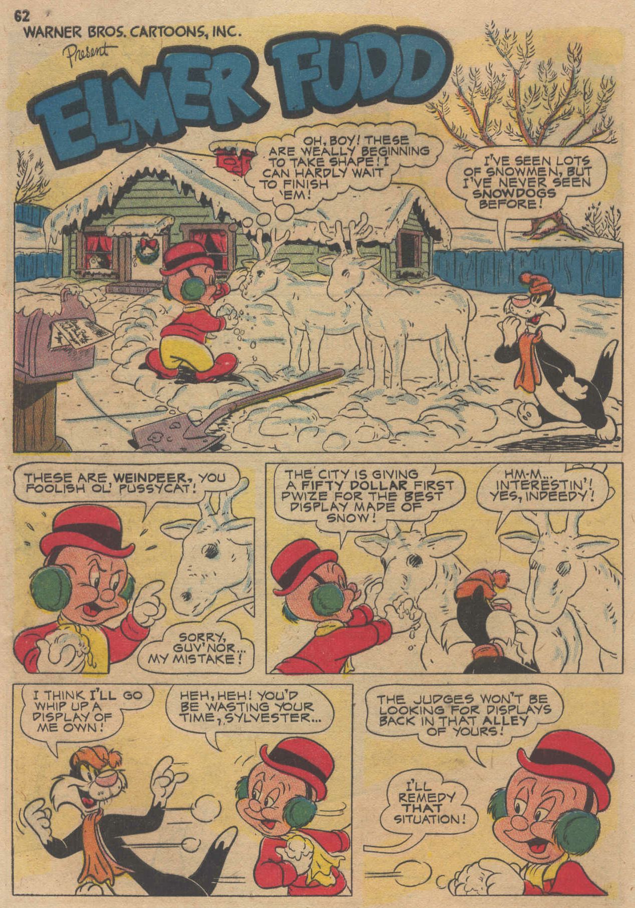 Read online Bugs Bunny's Christmas Funnies comic -  Issue # TPB 3 - 64