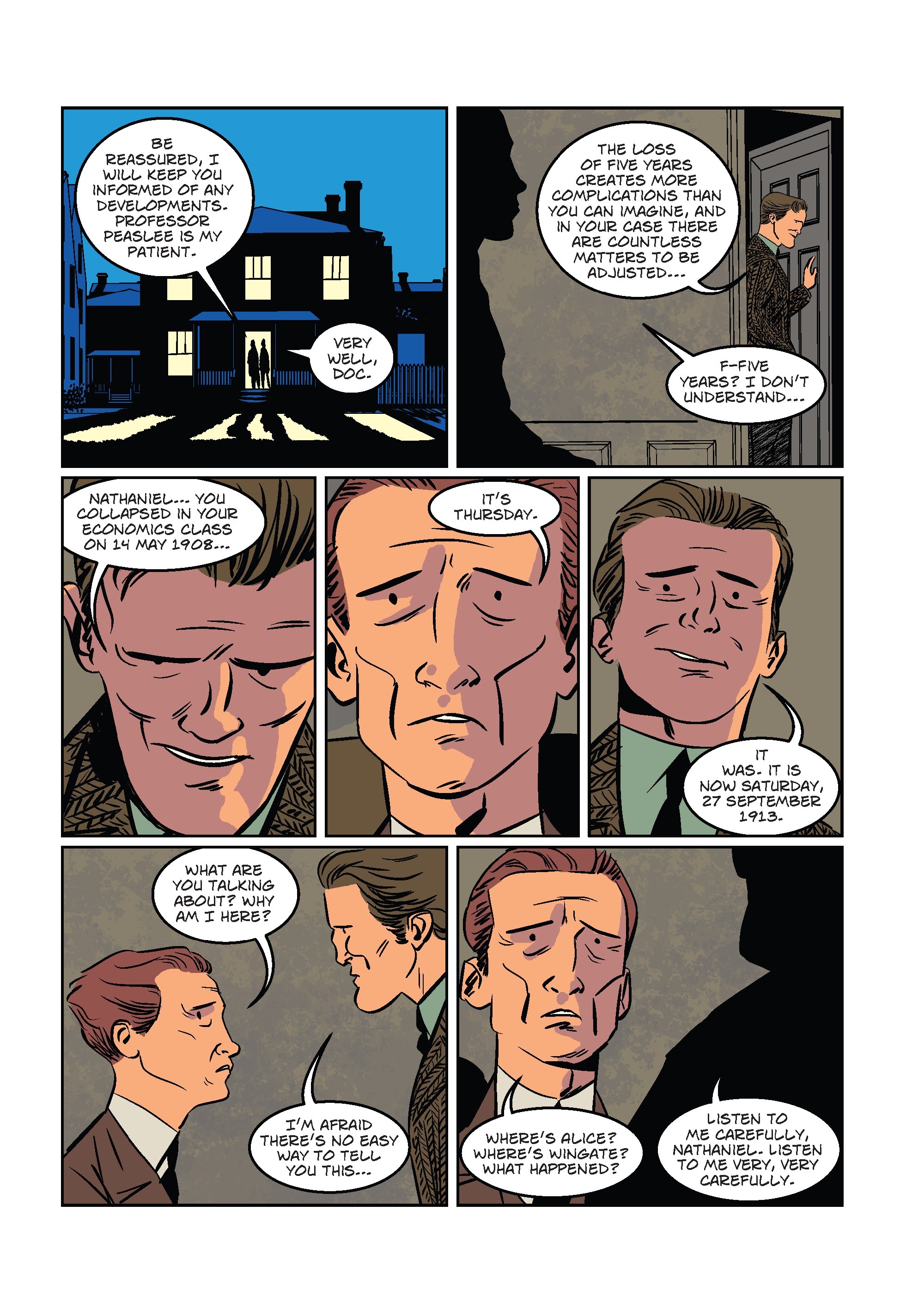 Read online H.P. Lovecraft The Shadow Out of Time comic -  Issue # TPB - 15